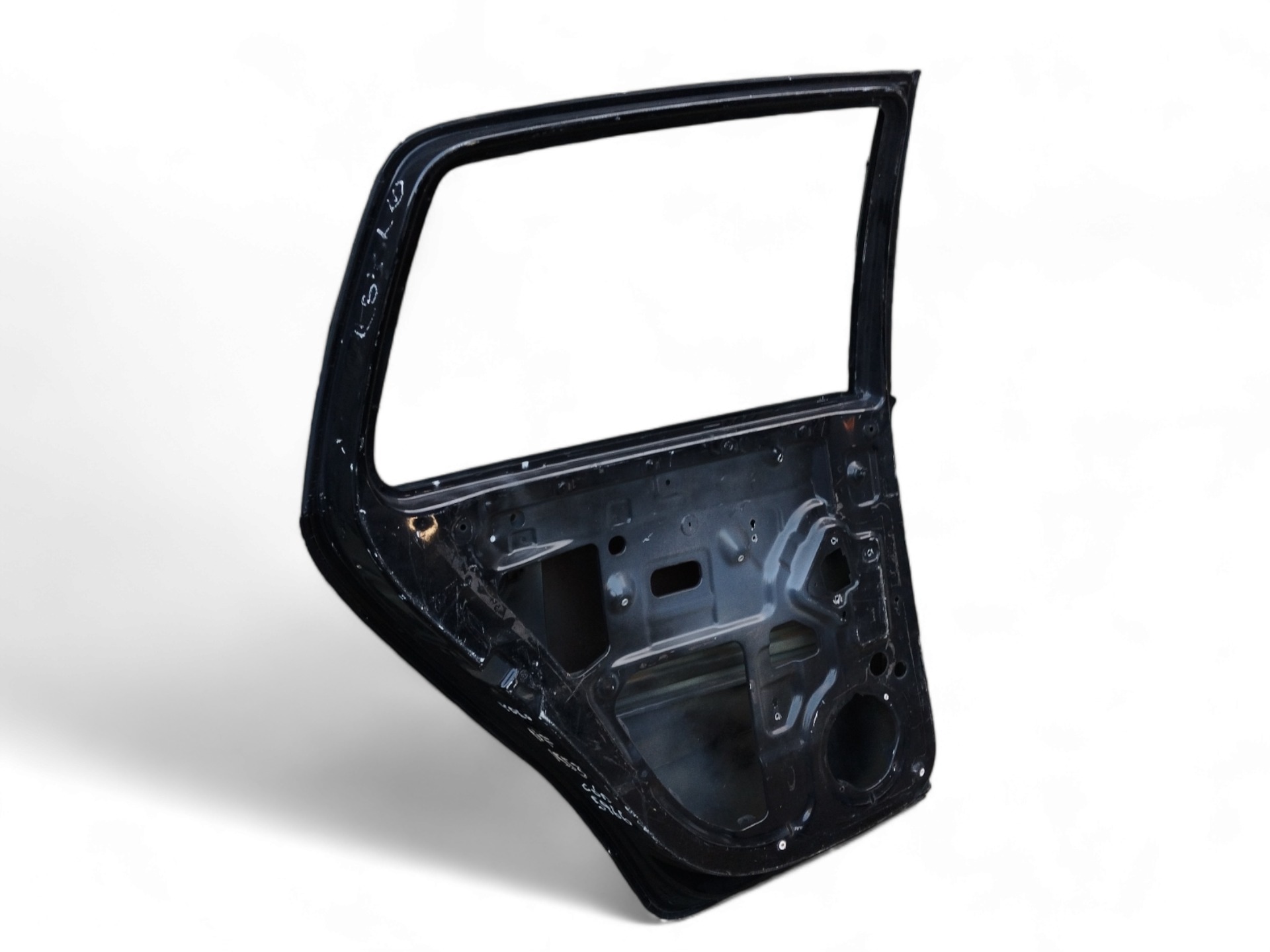 Porta Traseira L/e Vw Polo Traseira Esquerdo Preto 5