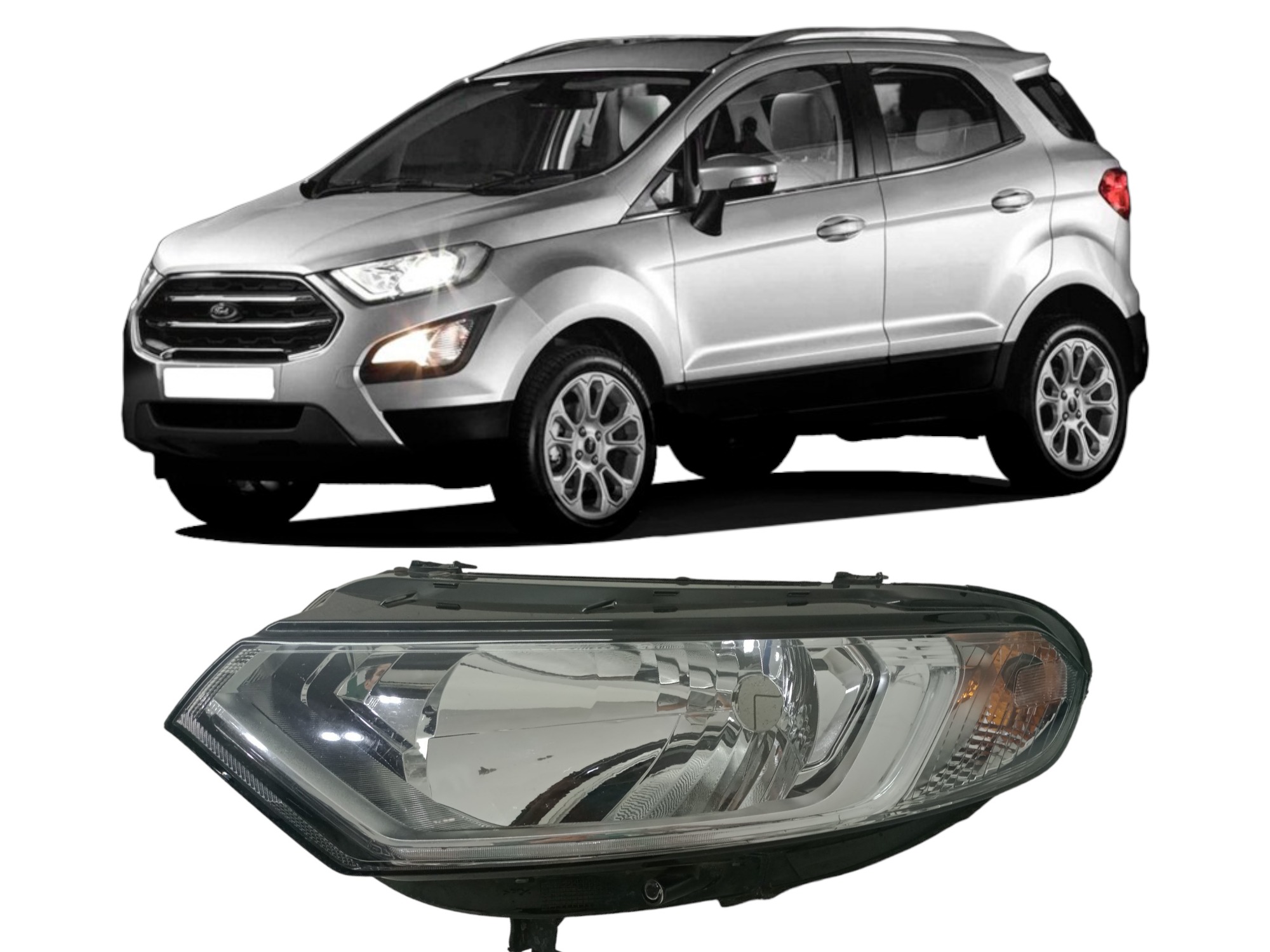 Farol L/e Ecosport 2013 A 2016 Original  Esquerdo 2