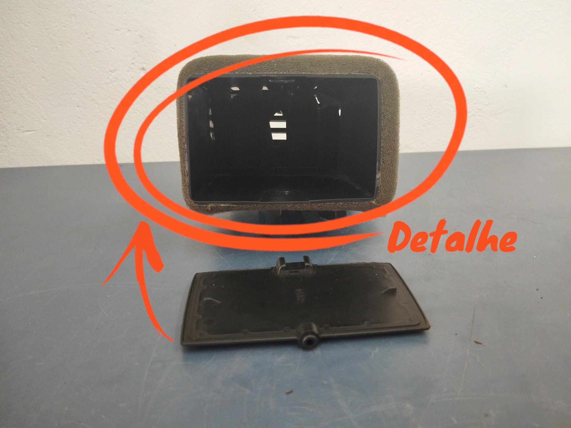 DIFUSOR AR CONDICIONADO L/D FIAT FREEMONT ORIGINAL C/DETALHE 2