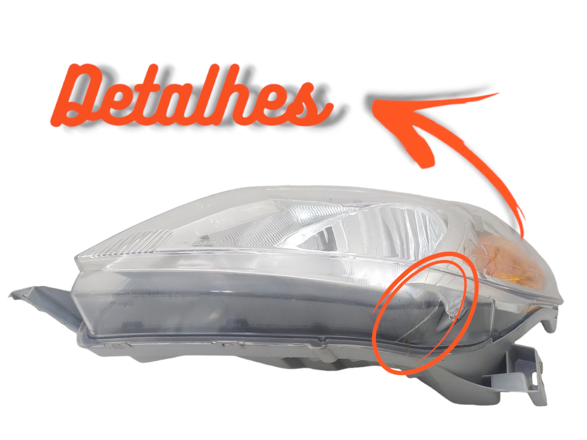 Farol L/e Toyota Hillux 2009 A 2012 Paralelo C/detalhe Esquerdo 5