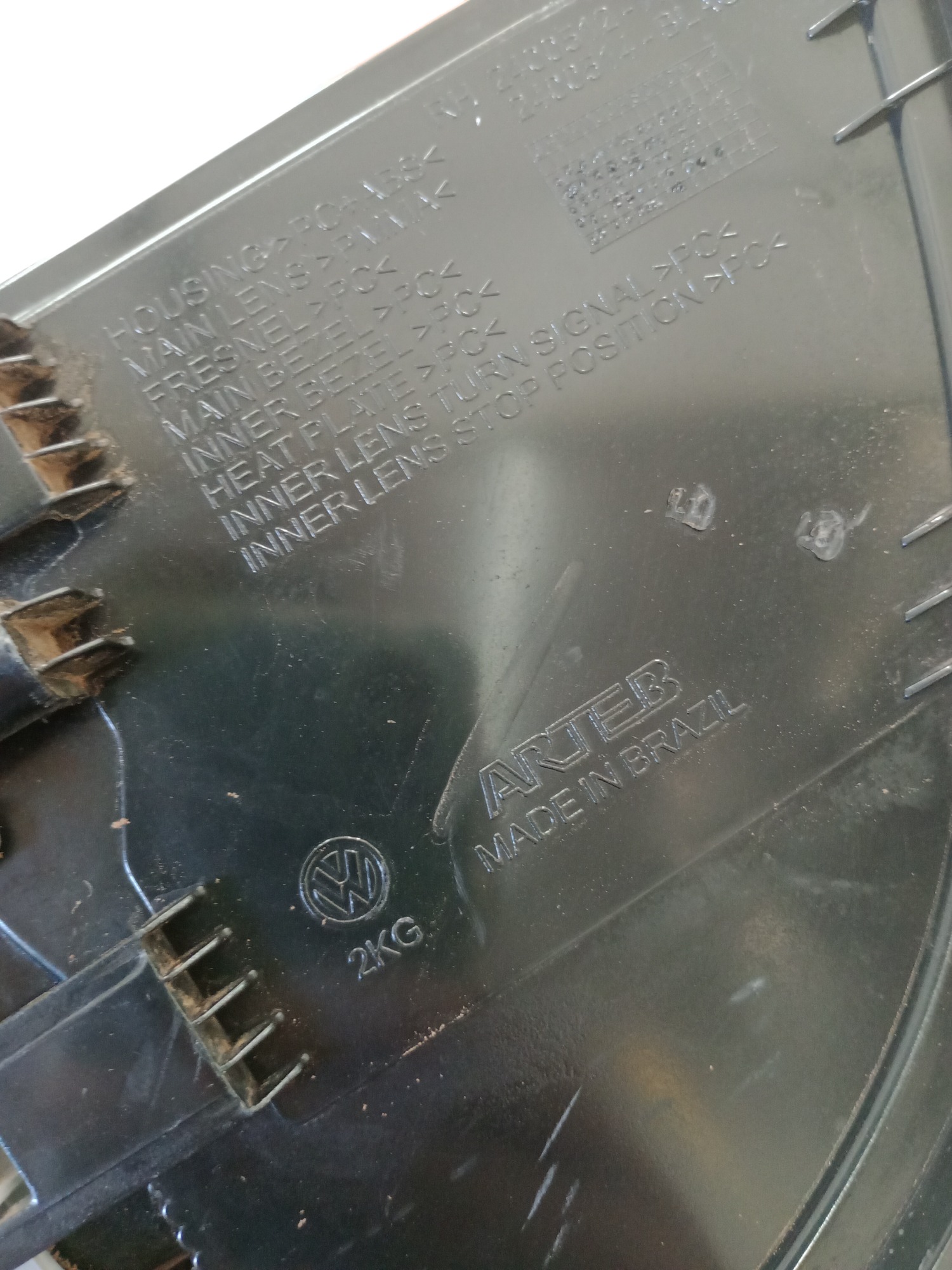 Lanterna Tras L/d Vw Fox 15/19 Fume Usado Original Canto  Direito 6