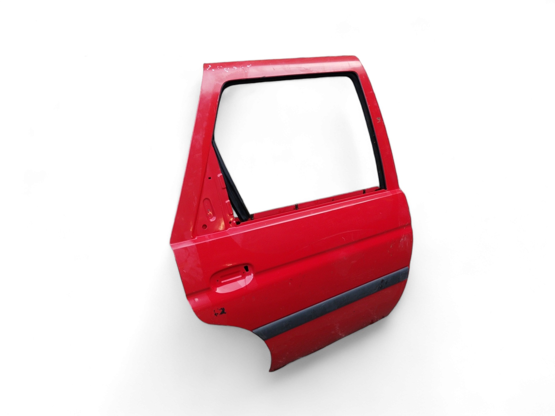Porta Traseira L/d Ford Ecosport 1997/02  Traseira Direitinho Vermelha 2