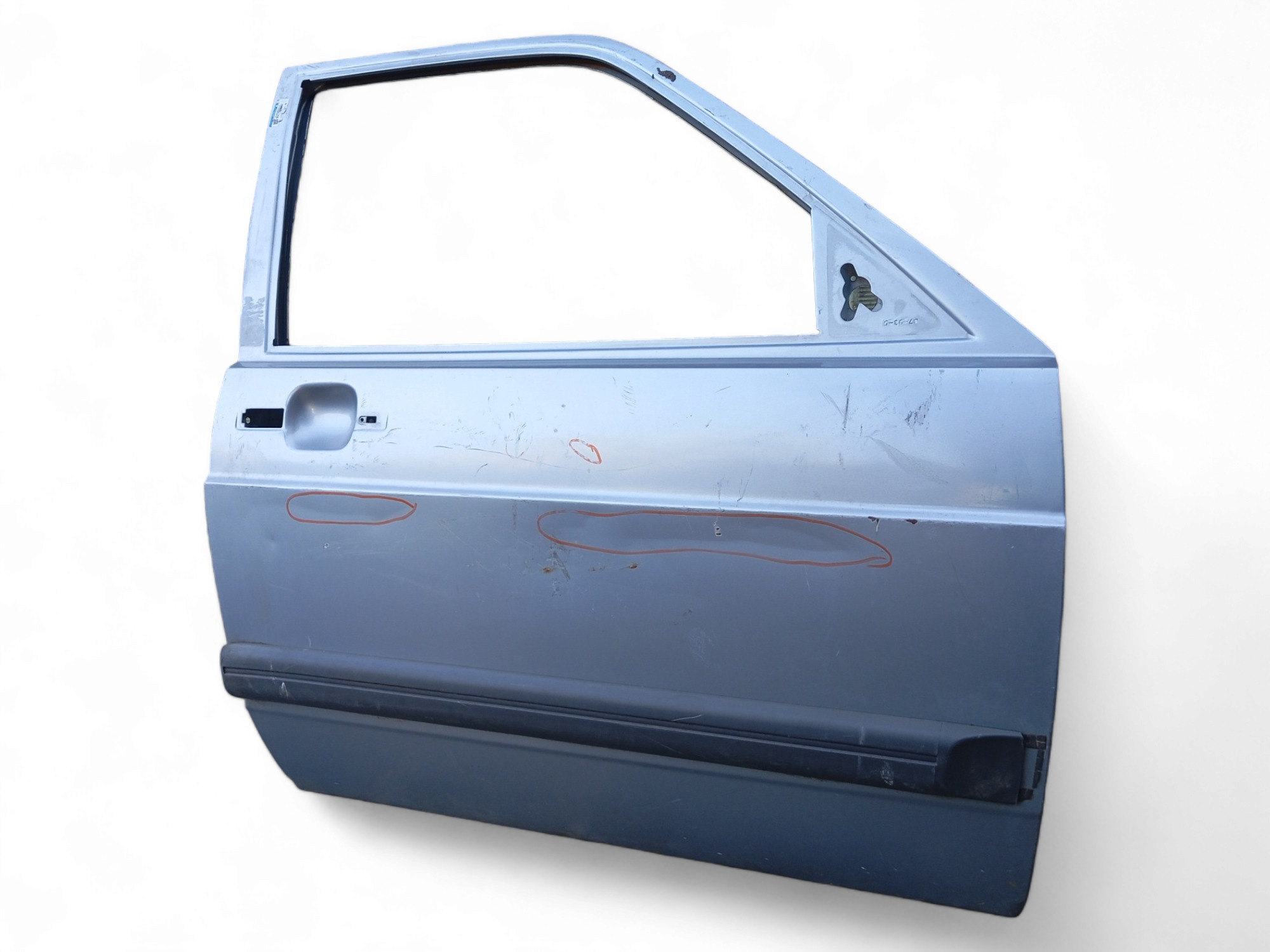 Porta Dianteira L/d Volkswagen Gol 1987 A 1995 C/detalhes Dianteira Direito Prata 2