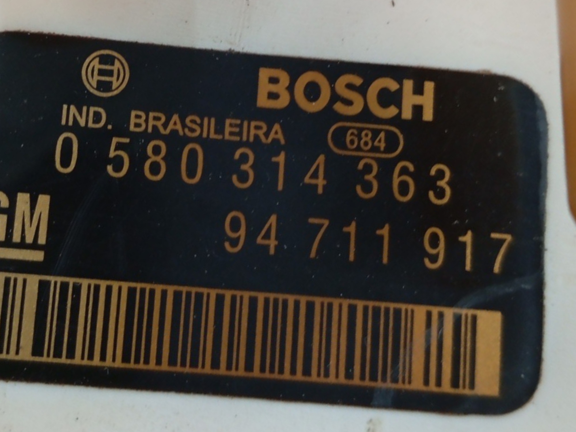 BOMBA COMBUSTÍVEL GM S10 2005/11 – 0580314363 3