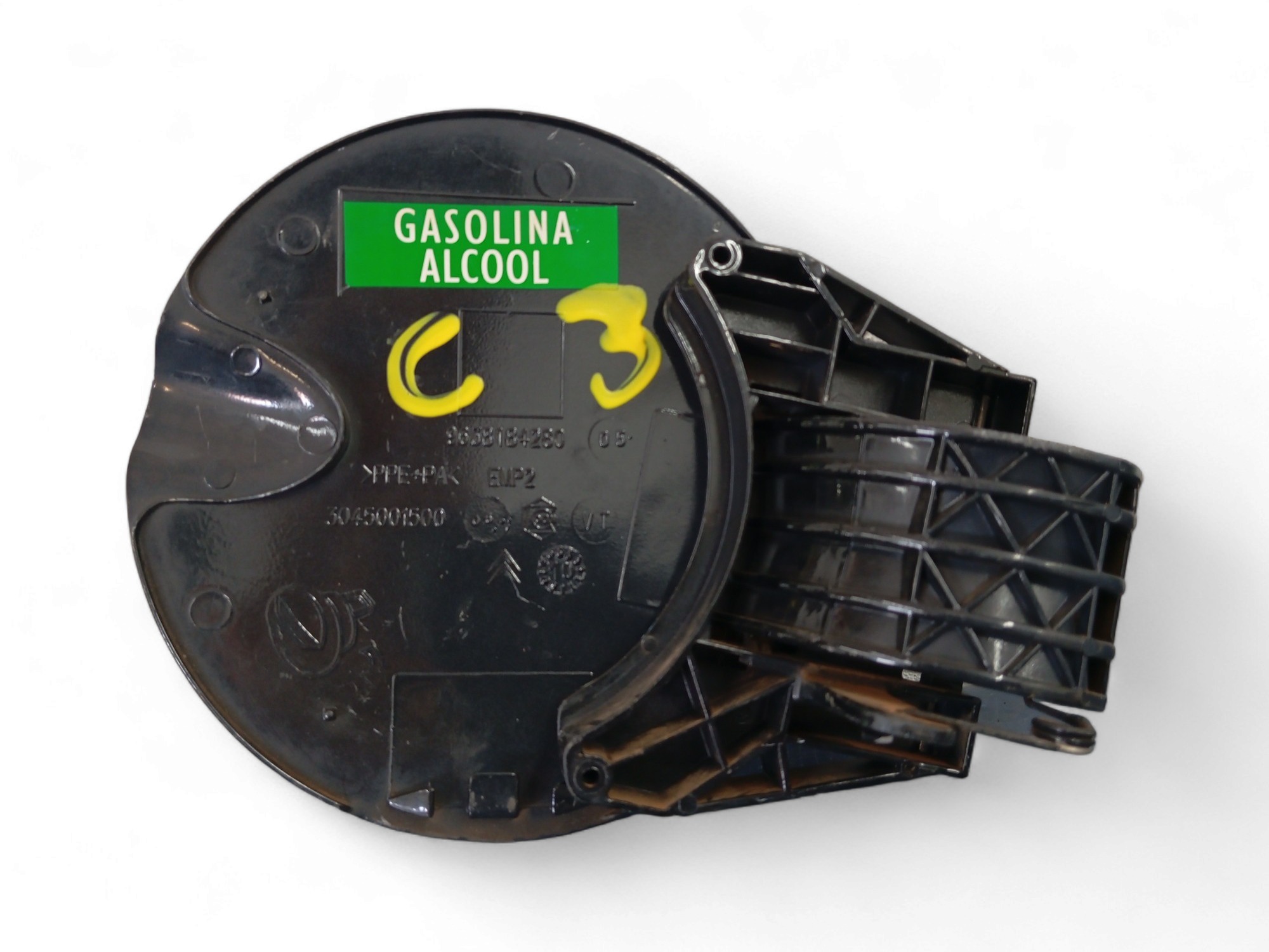 Portinhola Tanque Citroen C3 2005 A 2013 Original  Preto 3