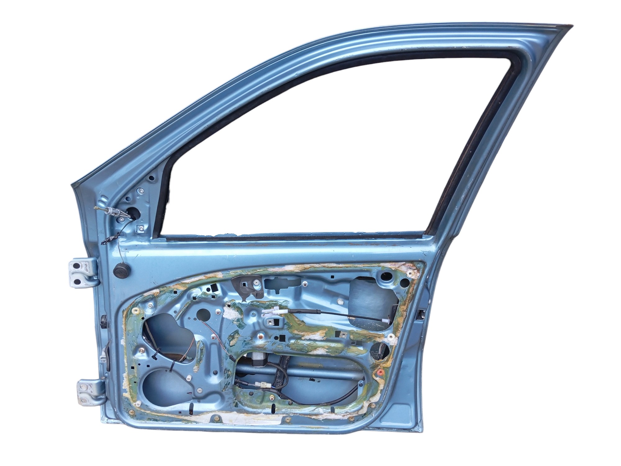 Porta Dianteira L/d Fiat Palio 2006 A 2014 Original  – Dianteira – Direito – Azul 2
