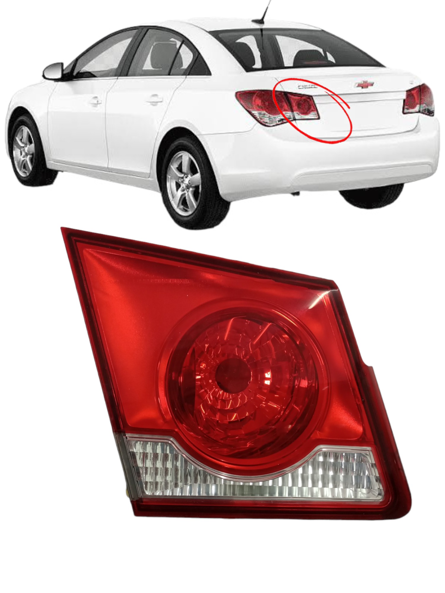 Lanterna T/e Da Tampa Cruze 2010 A 14 Usada Original 3