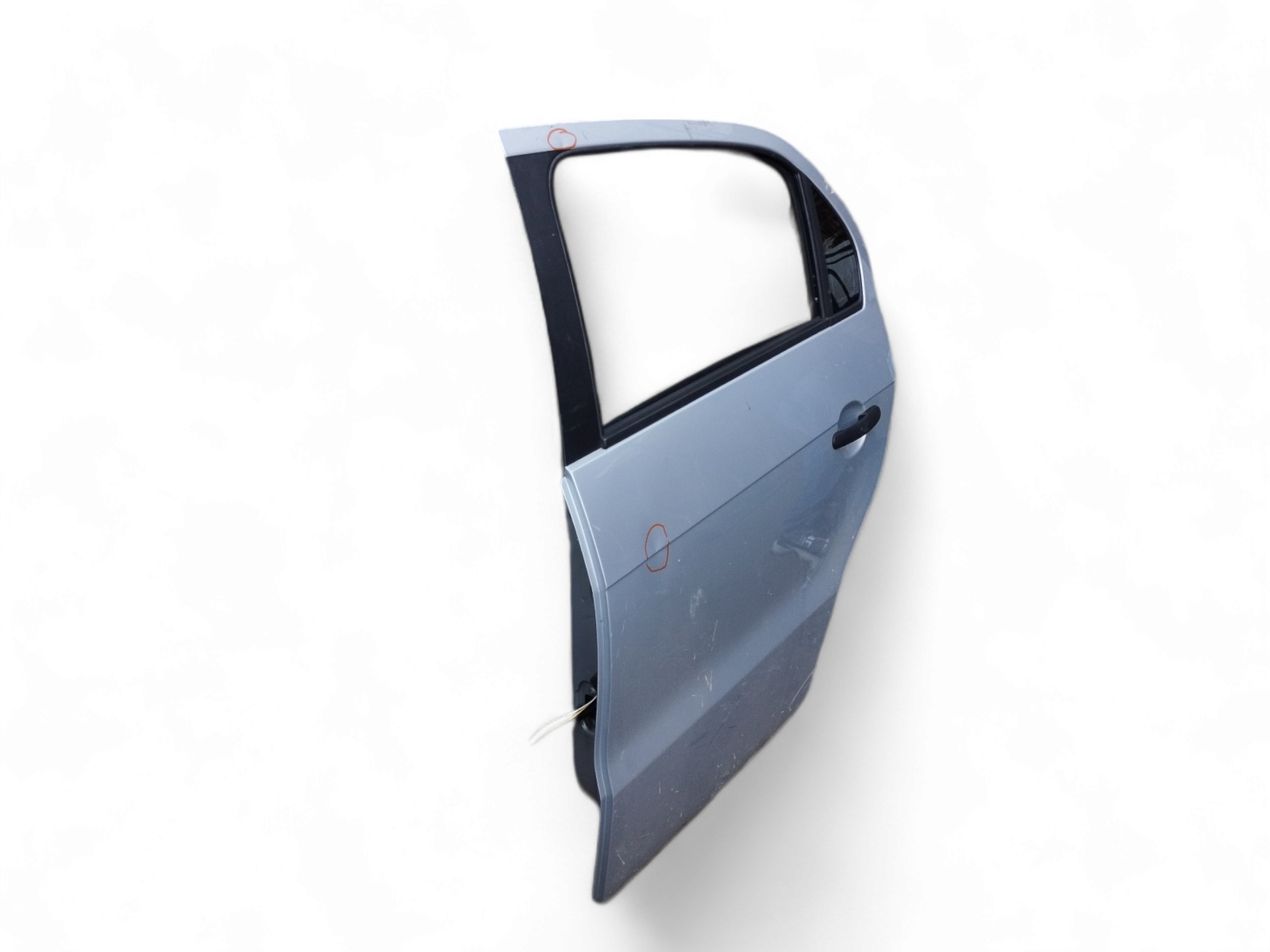 Porta Traseira L/e Vw Gol G5/g6 C/detalhes  – Traseira – Esquerdo – Prata 2
