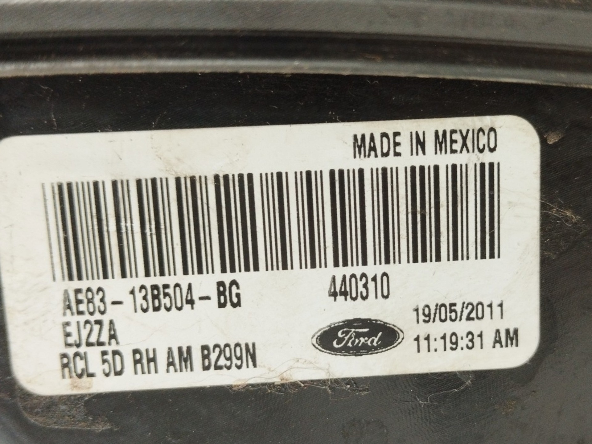 Lanterna Tras L/d Ford New Fiesta 2014 A 2018 Original 5