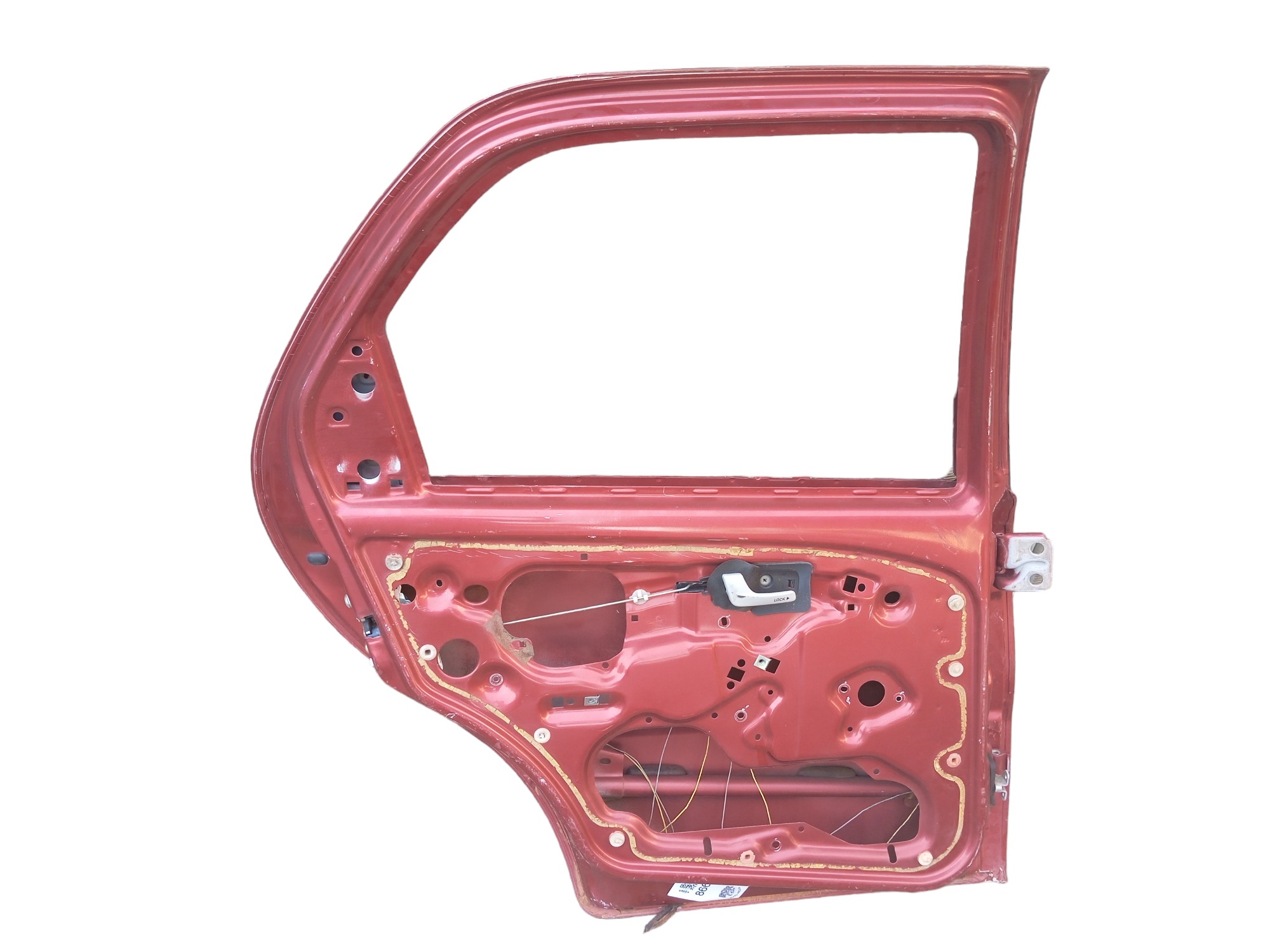 Porta Traseira L/e Palio 2006 A 2012  – Traseira – Esquerdo – Vermelho 2