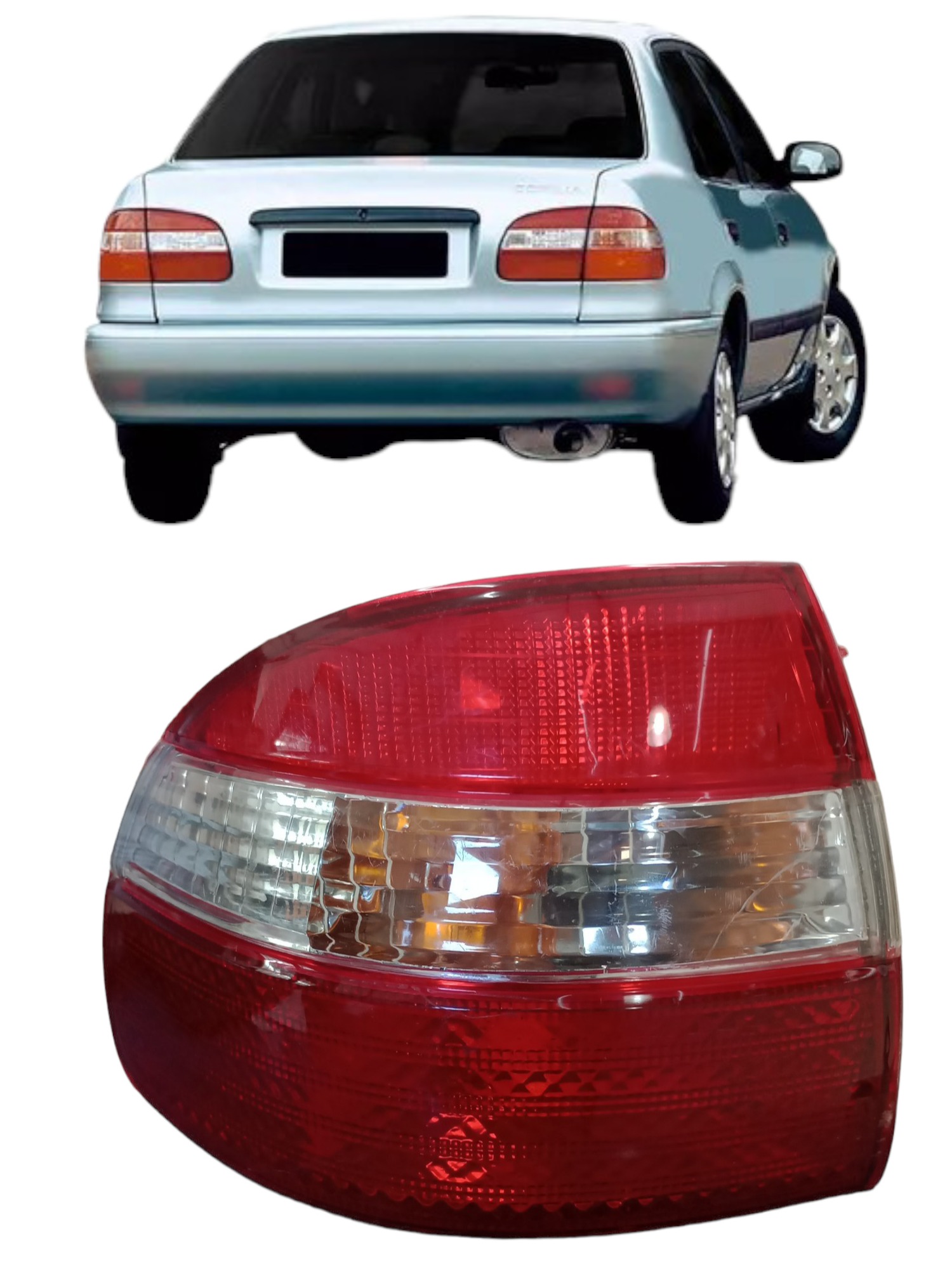 Lanterna tras L/E corolla 99 a 2001 usada paralela