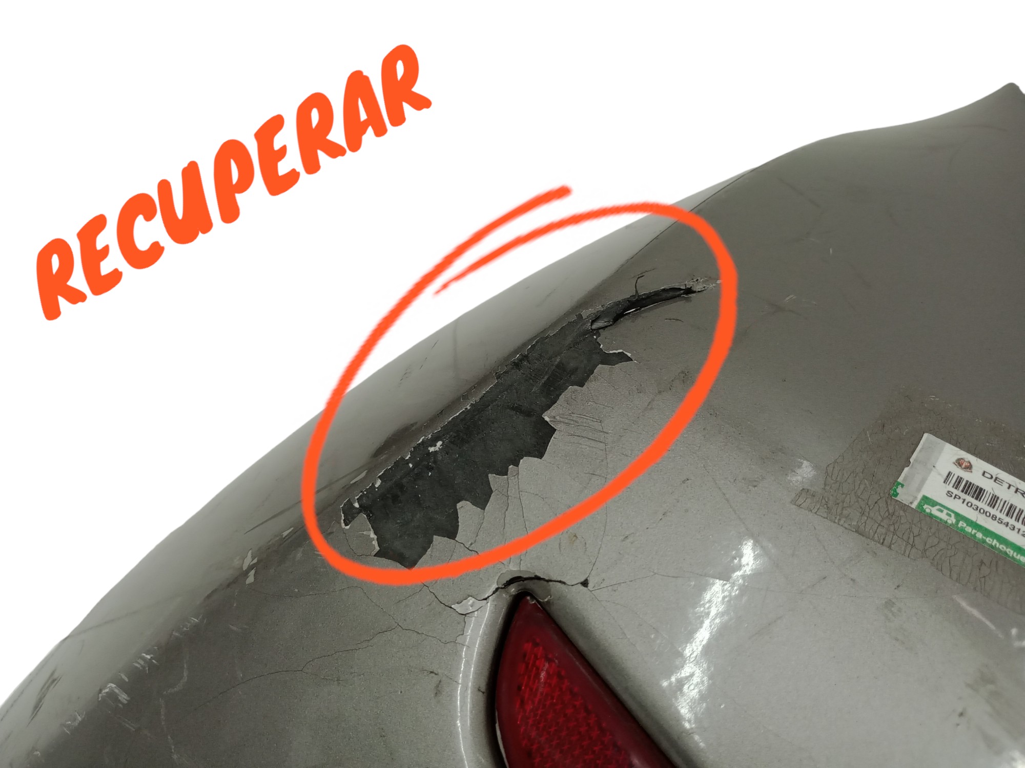 Parachoque Traseiro Hyundai Hb20 2016/19 Original Recuperar 6