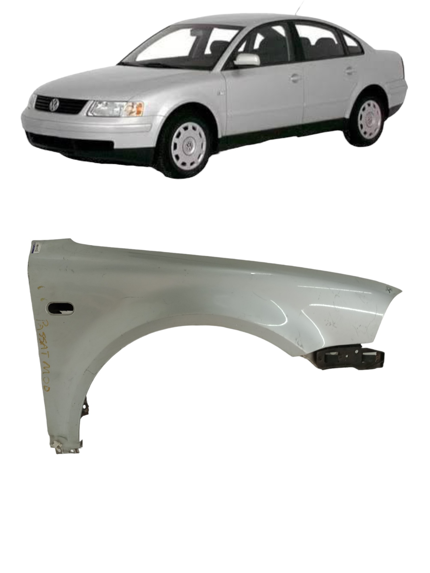 Paralama L/d Vw Passat Alemao 2001 A 05 Original C/furo