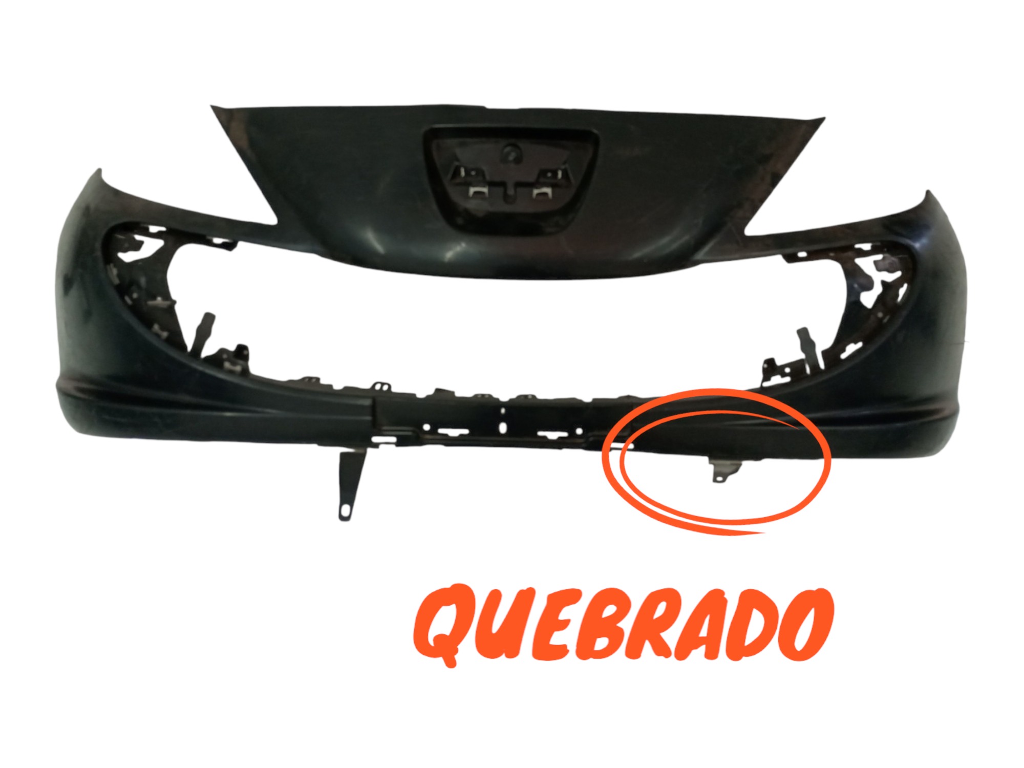 PARACHOQUE DIANTEIRO PEUGEOT 207 2010/14 PARALELO C/DETALHES 3