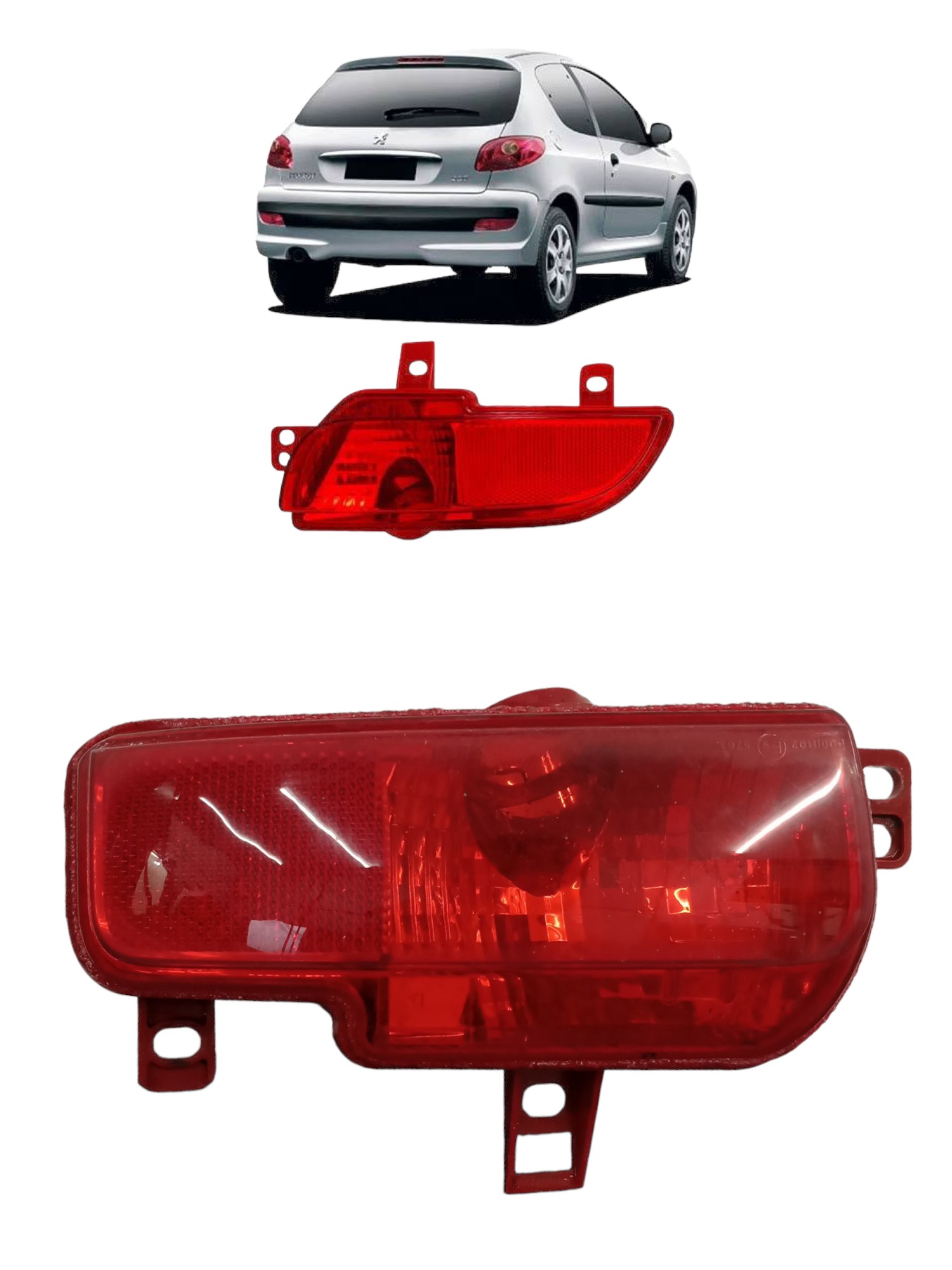 Lanterna Neblina L/d  Peugeot 206 207 Original 2008/13 2