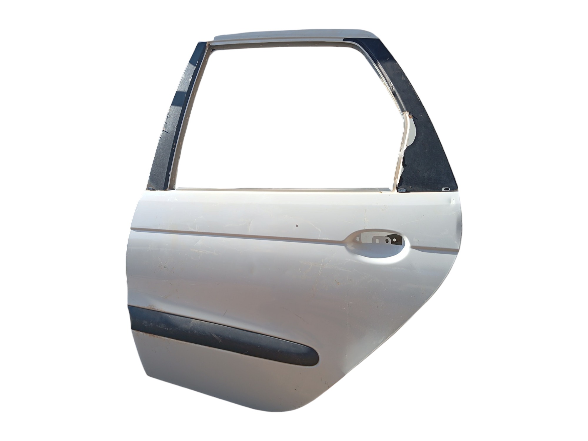 Porta Traseira L/d Renault Scenic 2000 A 2007 Original  – Traseira – Direito – Branco 2