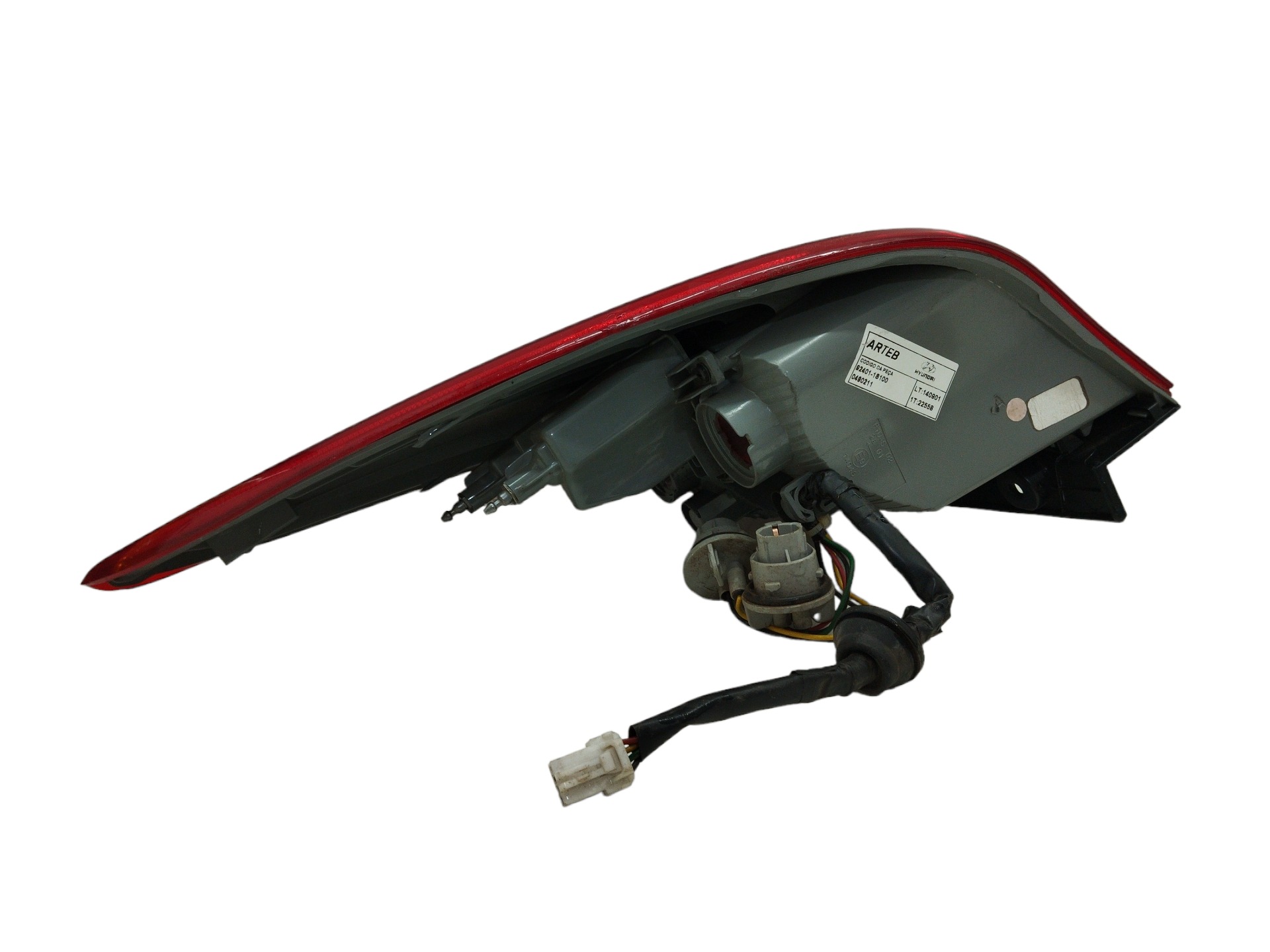 Lanterna Tras Canto L/e Hb20s Sedan Original C/detalhes 5