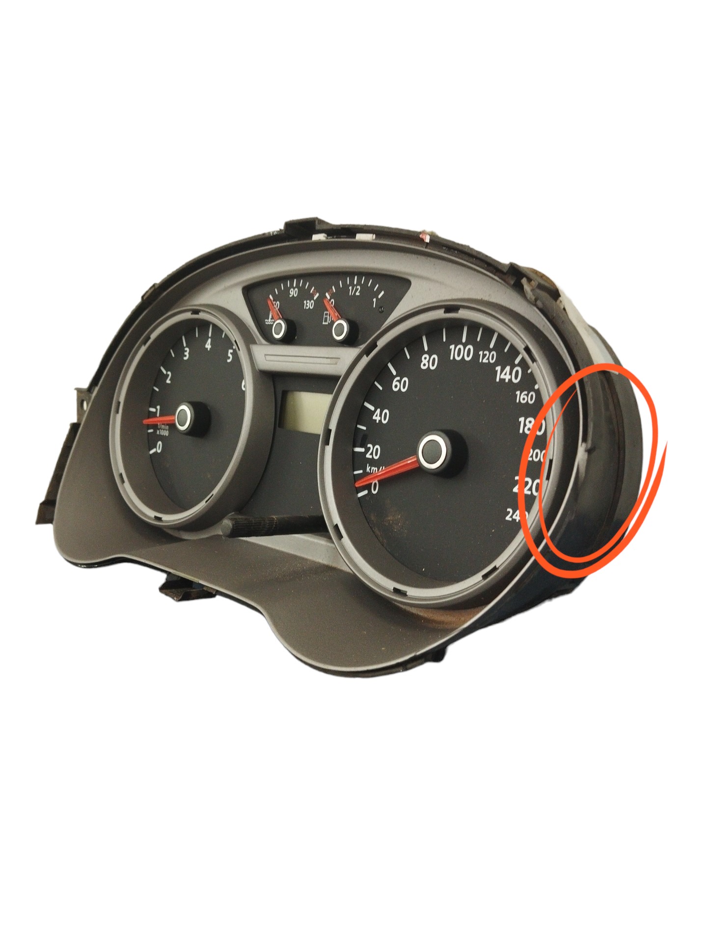 Painel instrumentos VW gol/Voyage/Saveiro G5 1.6 c/detalhe 2