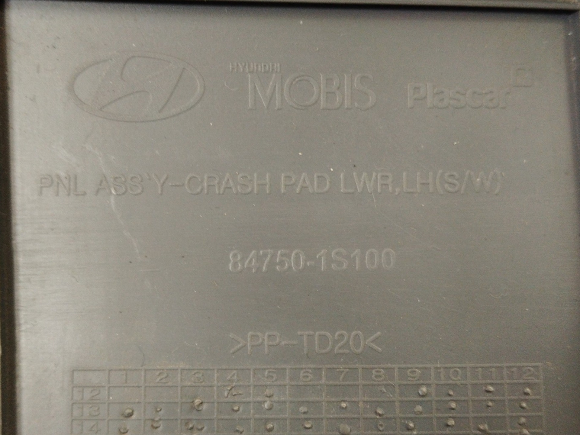 Moldura Painel Inferior Hyundai Hb20 2012 A 2019 Original 6