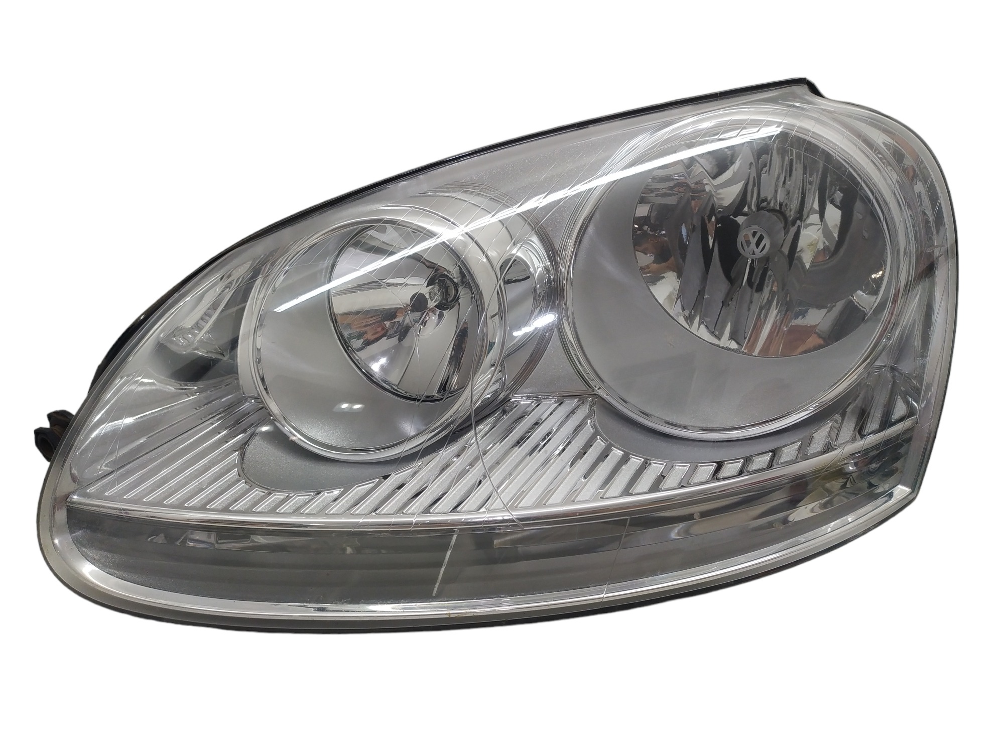 Farol L/e Volkswagen Jetta 2007 A 2011 Original C/detalhes Esquerdo 2