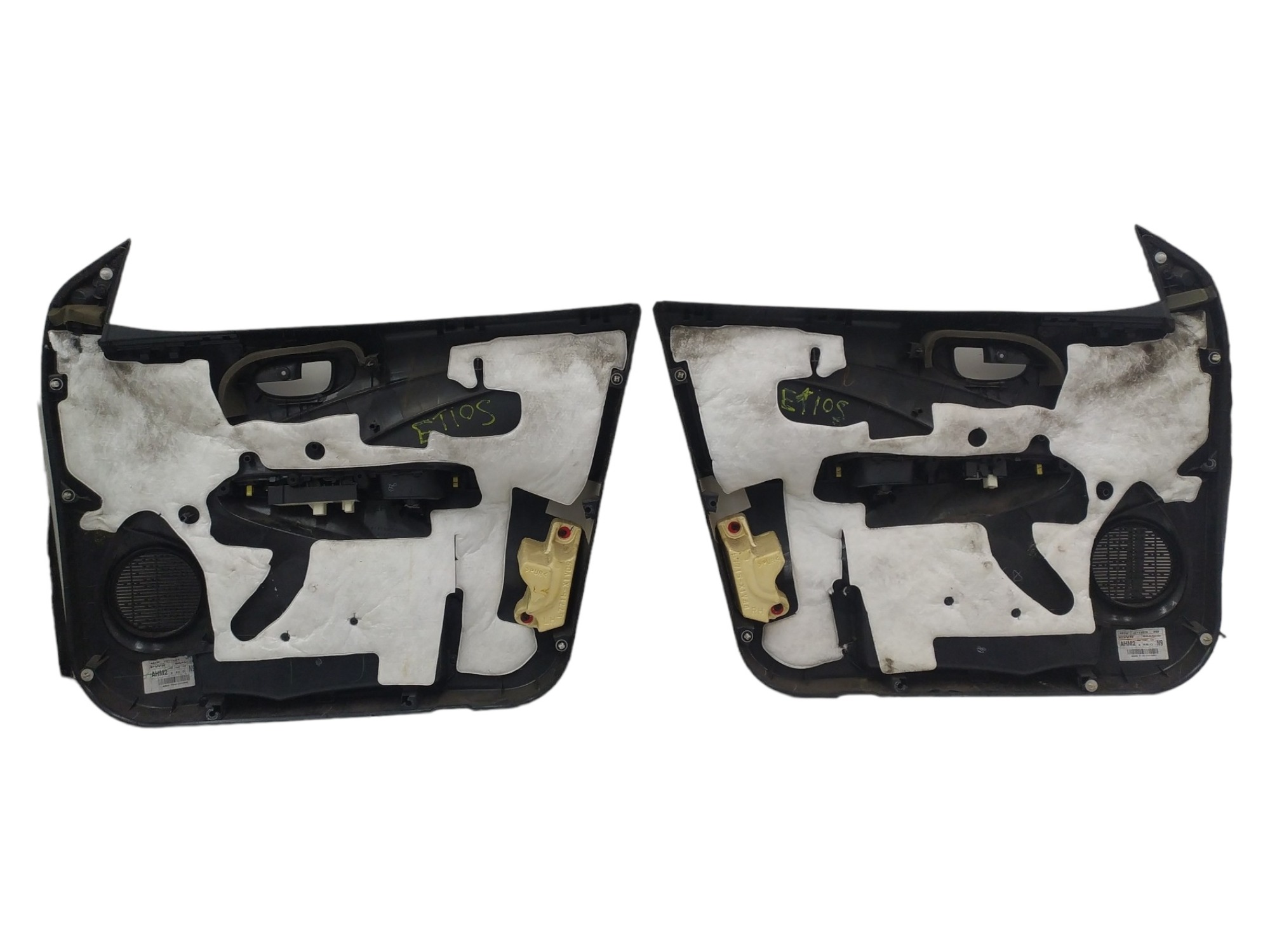 Jogo De Forro De Portas Toyota Etios 2013 A 2020 Original  Preto 7