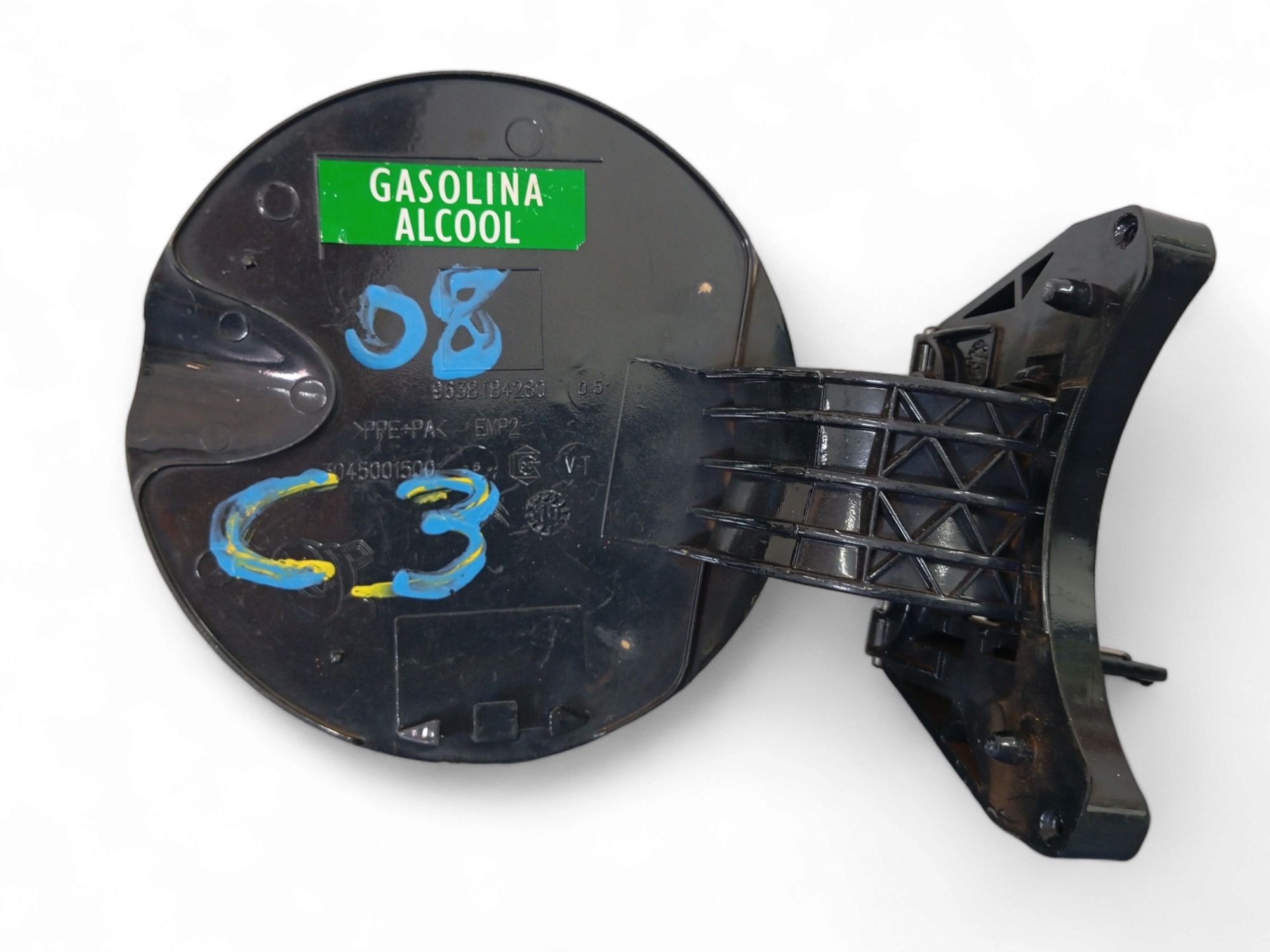 Portinhola Tanque Citroen C3 2005 A 2013 Original  Preto 3