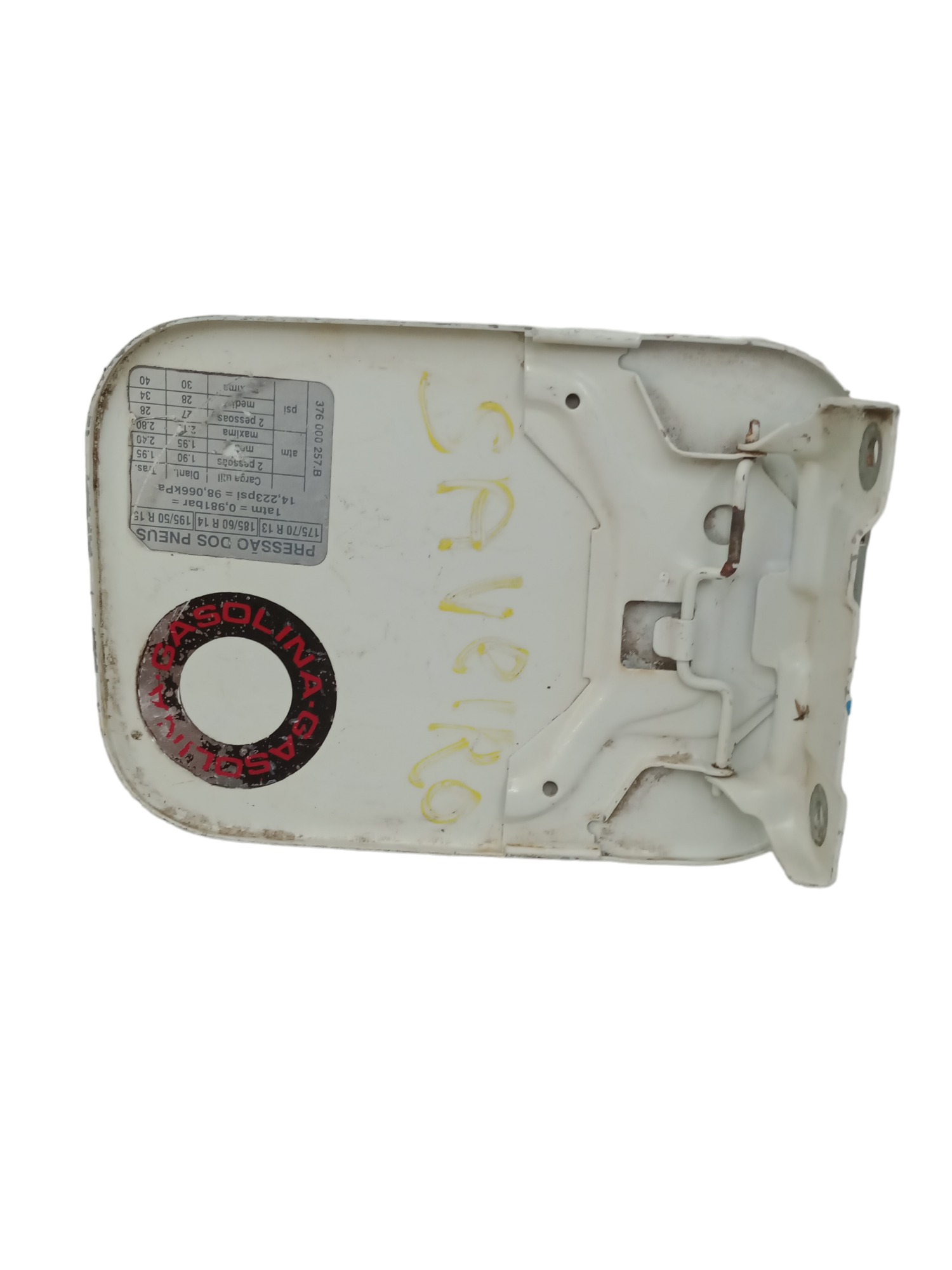Portinhola tanque vw Saveiro G2/G3/G4 original sem mola 4