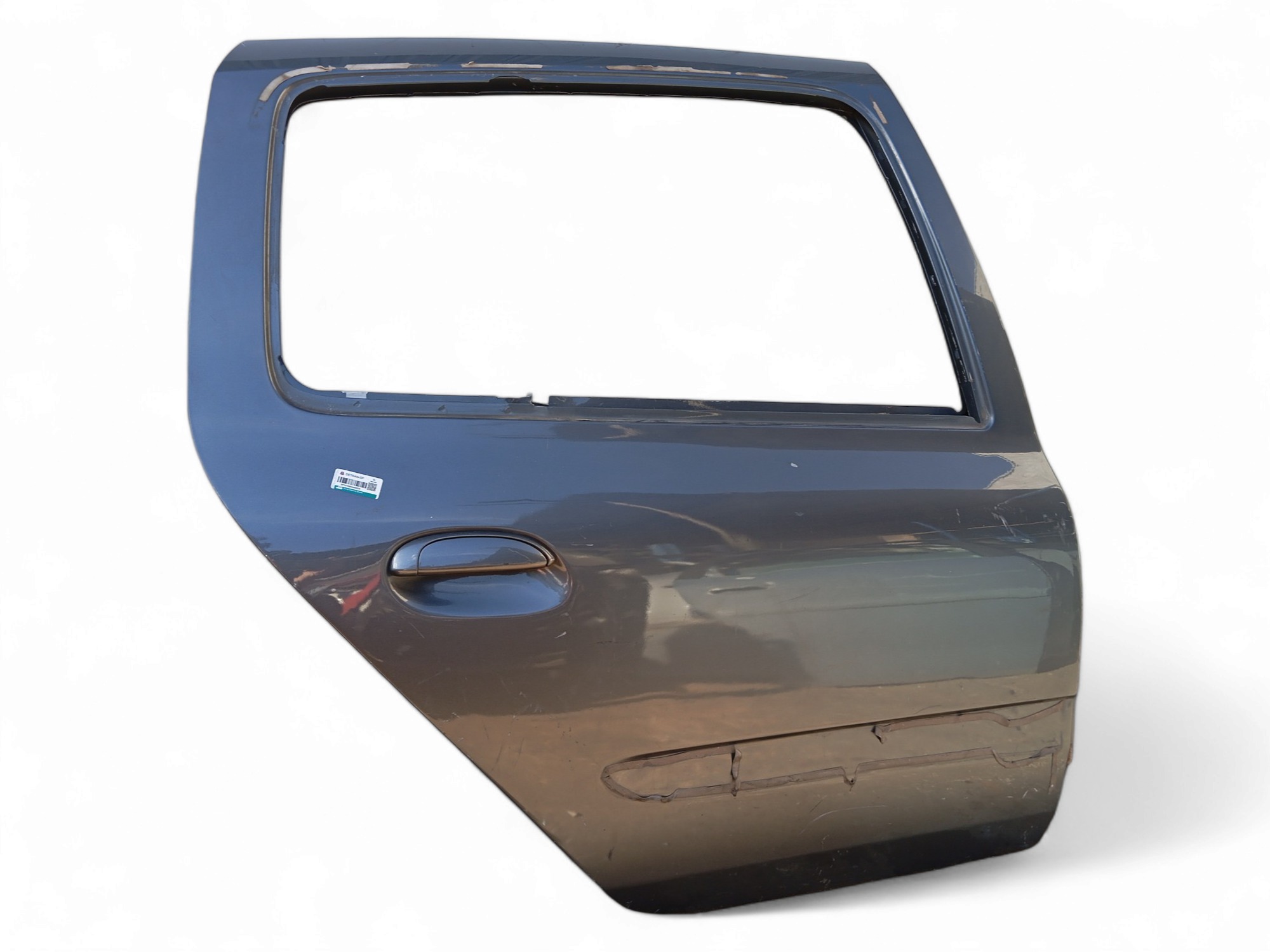 Porta Traseira L/d Renault Clio 2013 A 2017 Original  Traseira Direito Cinza 2