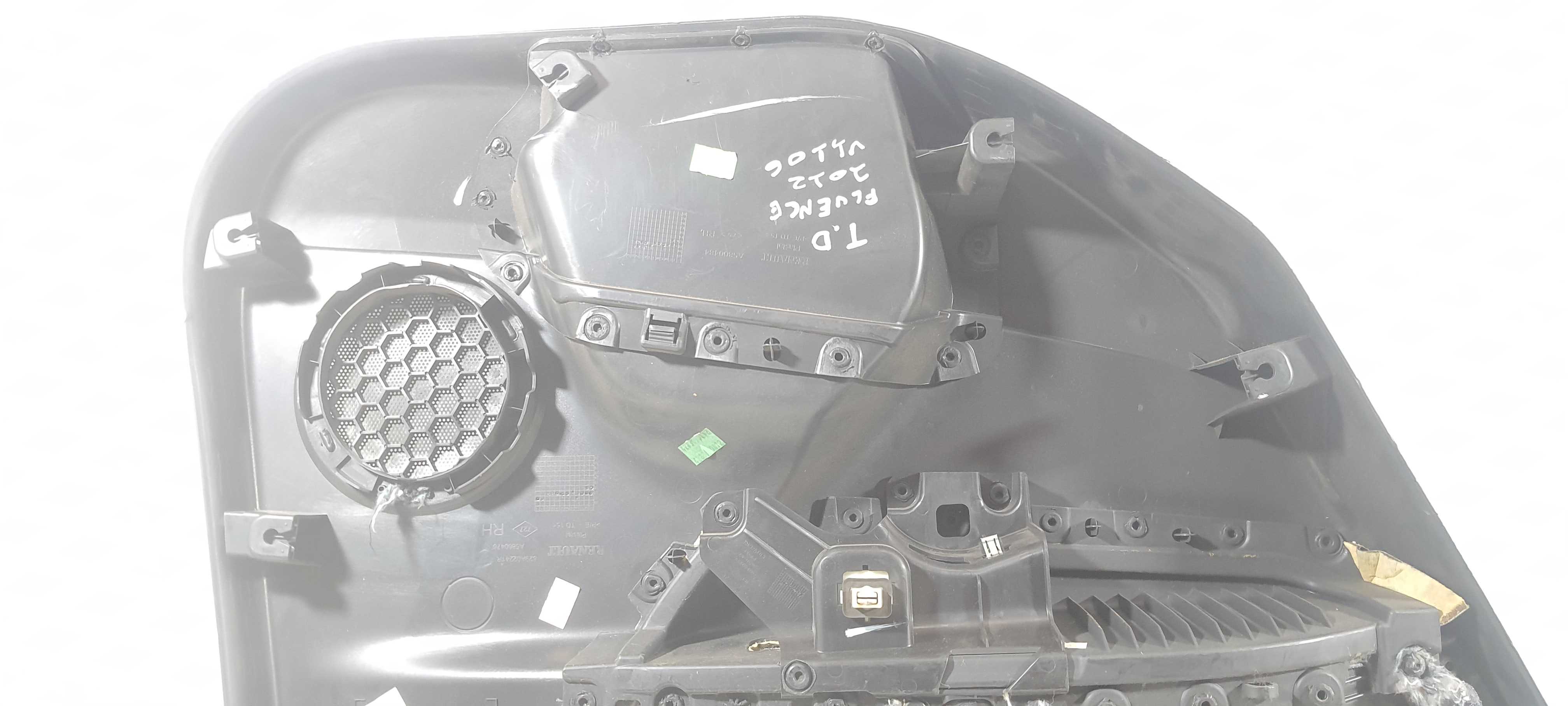 Forro Porta Traseiro Direito Fluence Gt 2012 V1103 Preto 2
