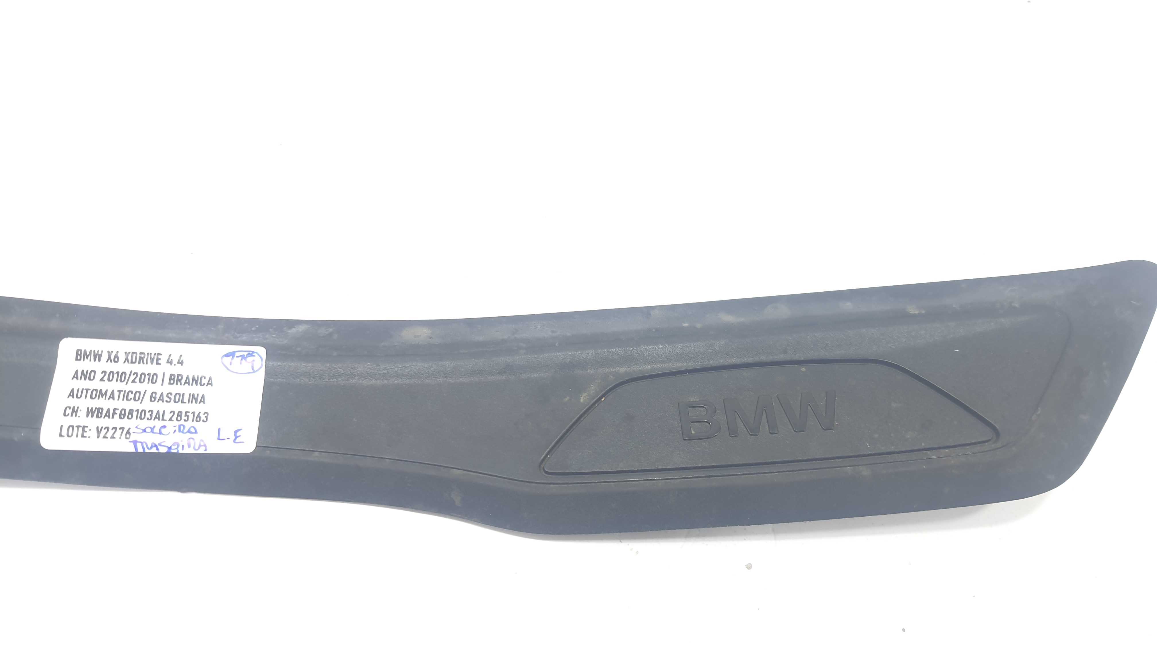Soleira Traseira Esquerda Bmw X6 Xdrive 4.4 2010 V2276 Preta 3