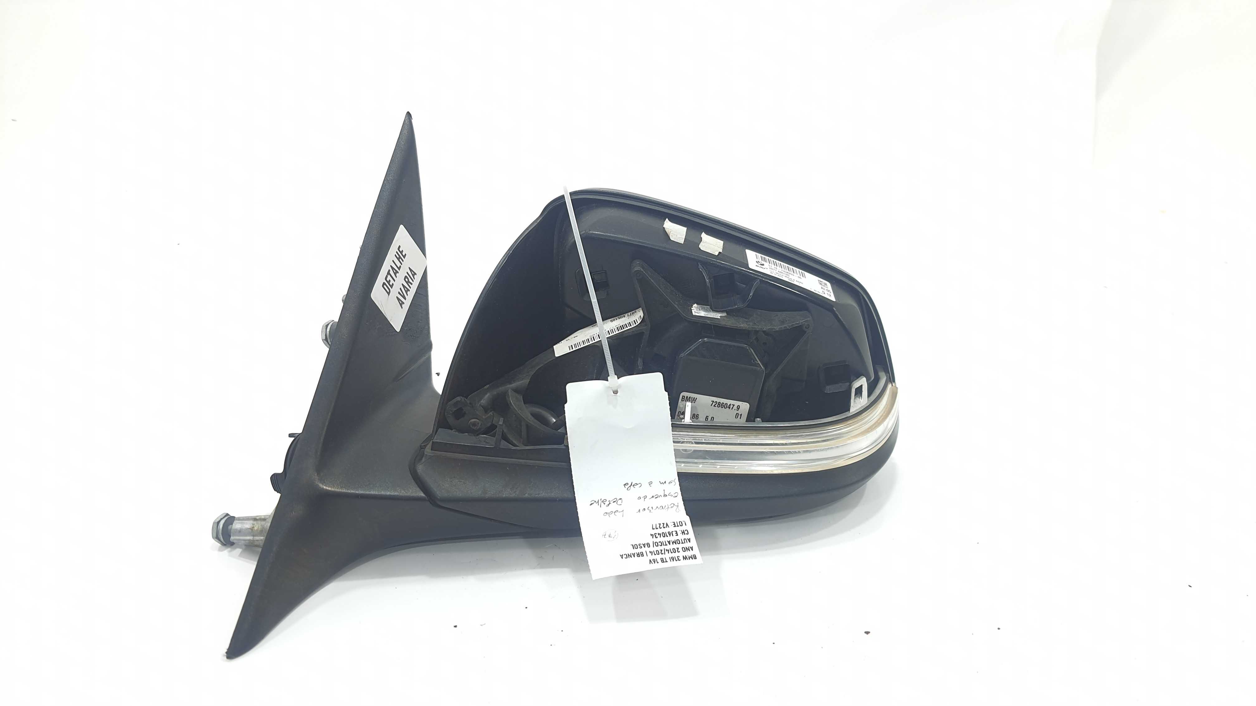 Retrovisor Esquerda Detalhe S/ Capa Bmw 316i 1.6 14 Tb V2277 3