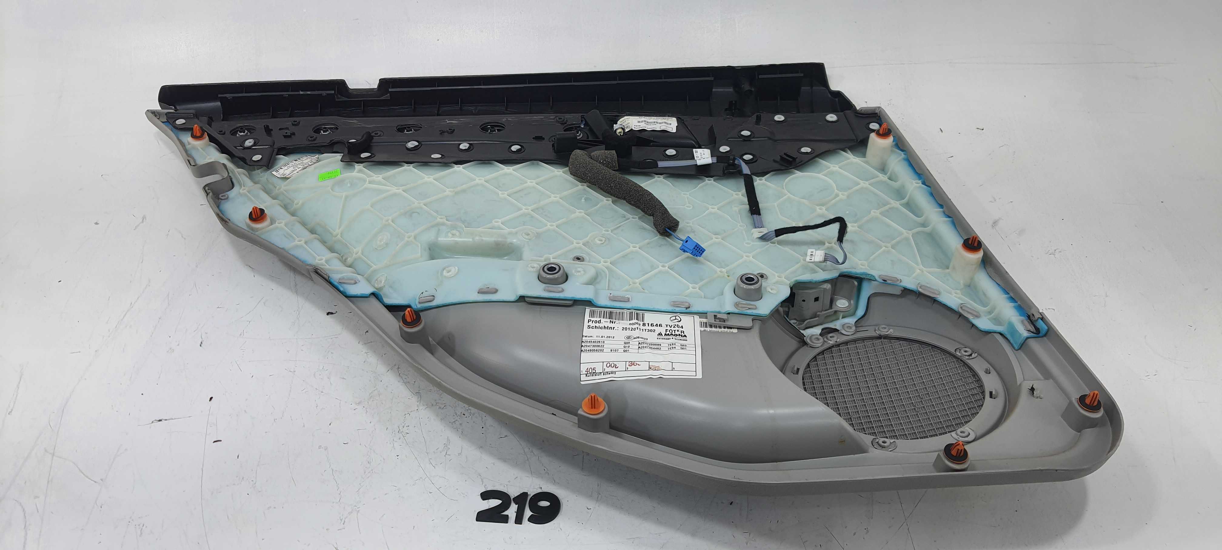 Forro Porta Traseira Direita Mercedes-benz C180 2012 V2267 2