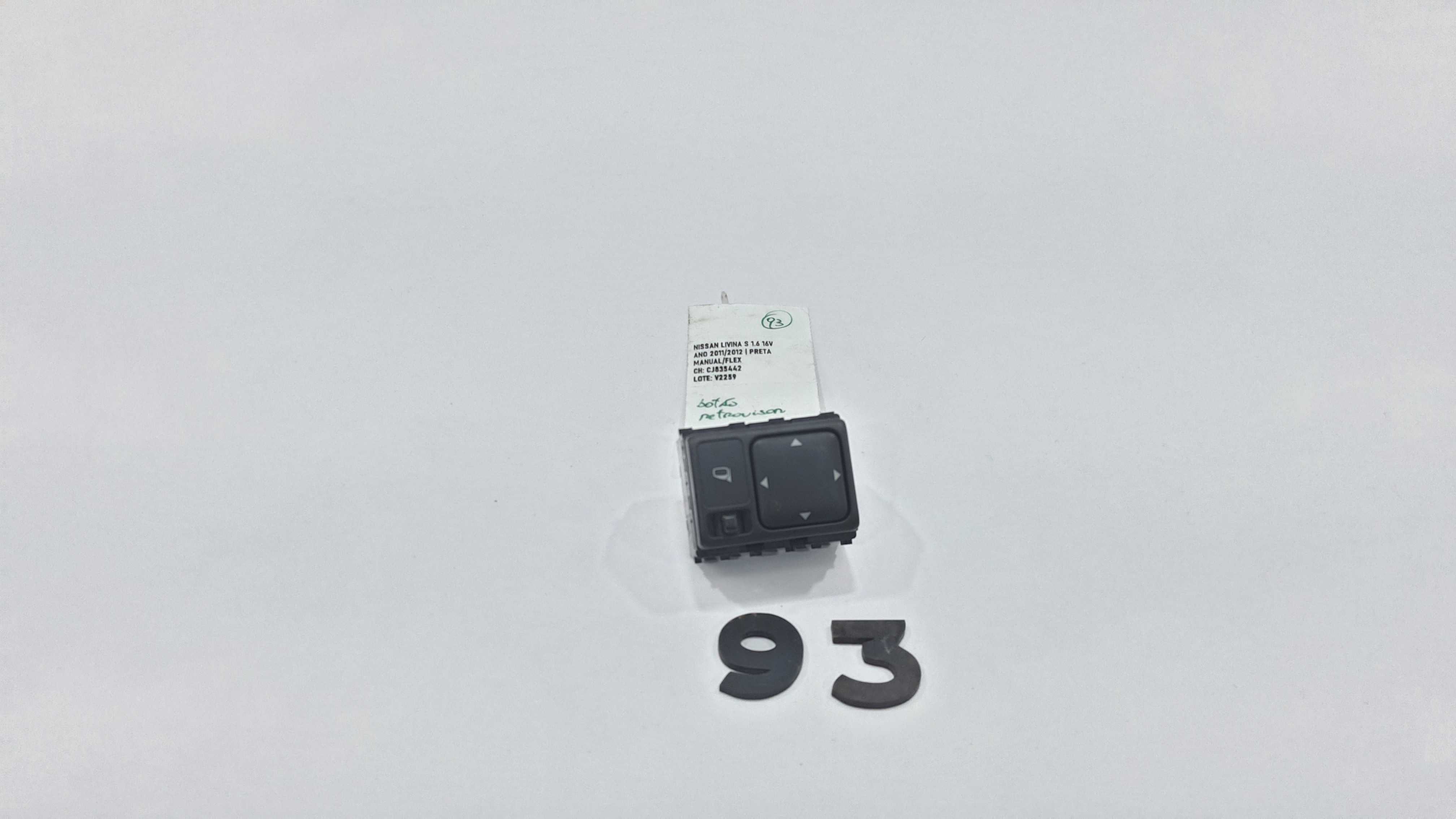 Botão Retrovisor Nissan Livina Ano 2012 V2259 3