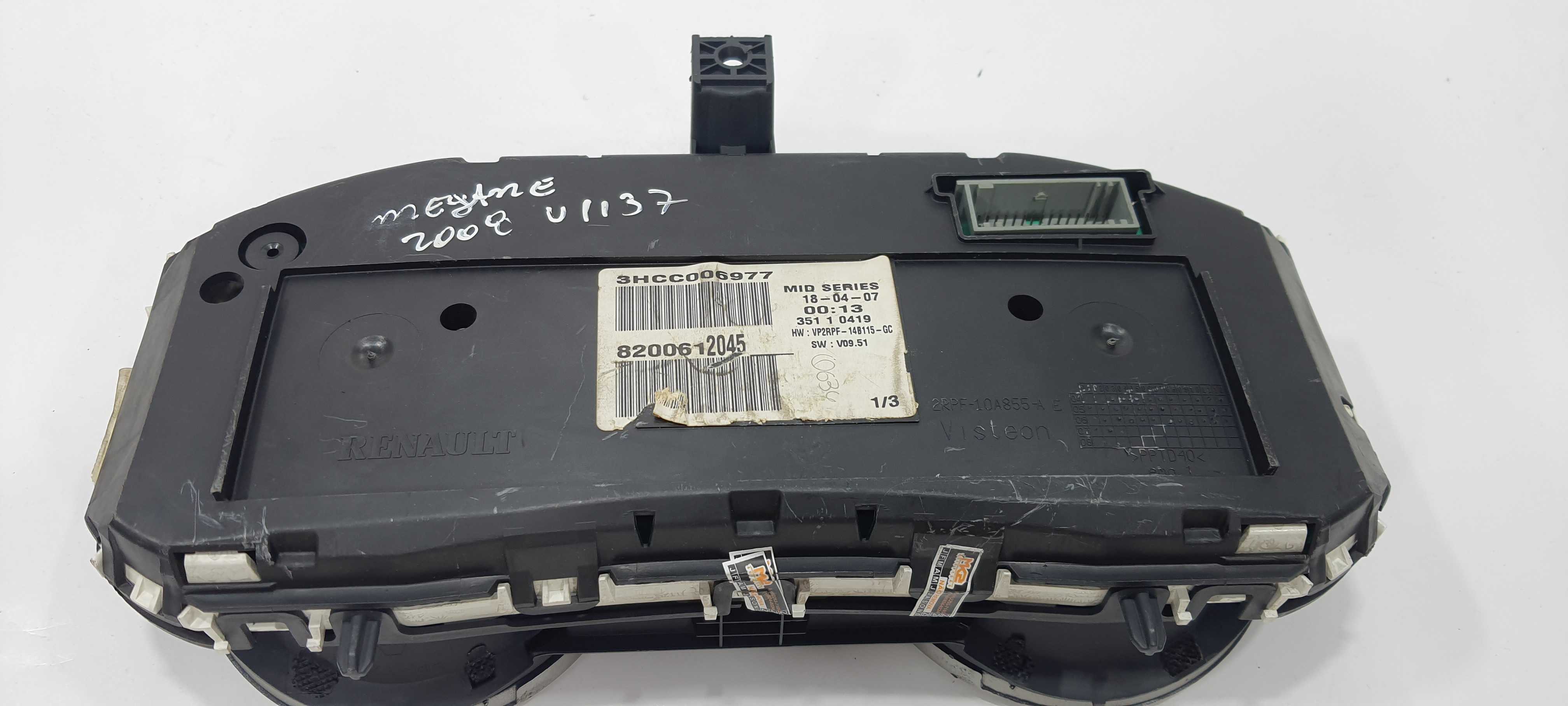 Painel Instrumento Renault Megane 2008 V1137 3