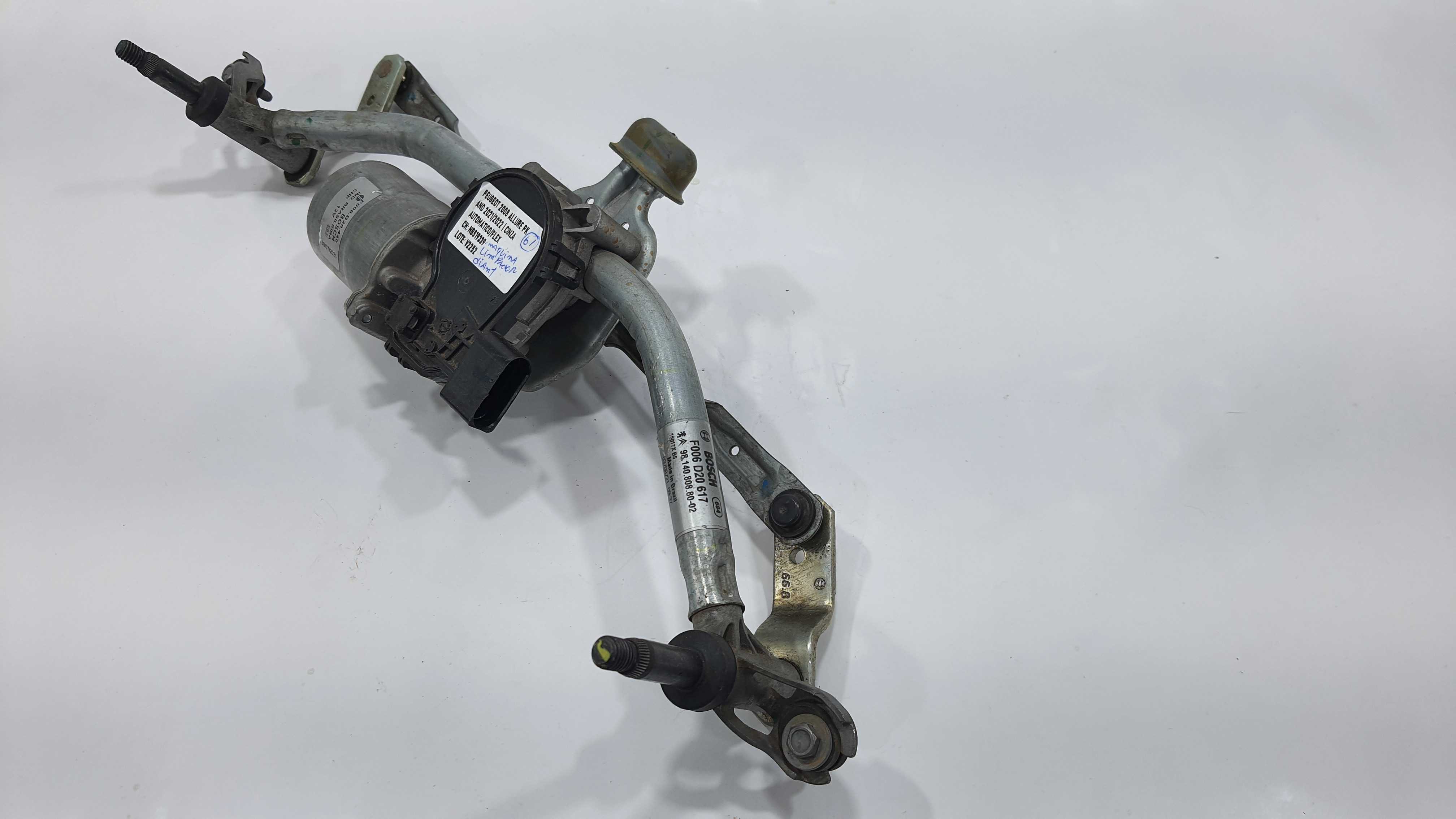 Máquina Limpador Dianteira Peugeot 2008 1.6 16v 2022 V2252 4
