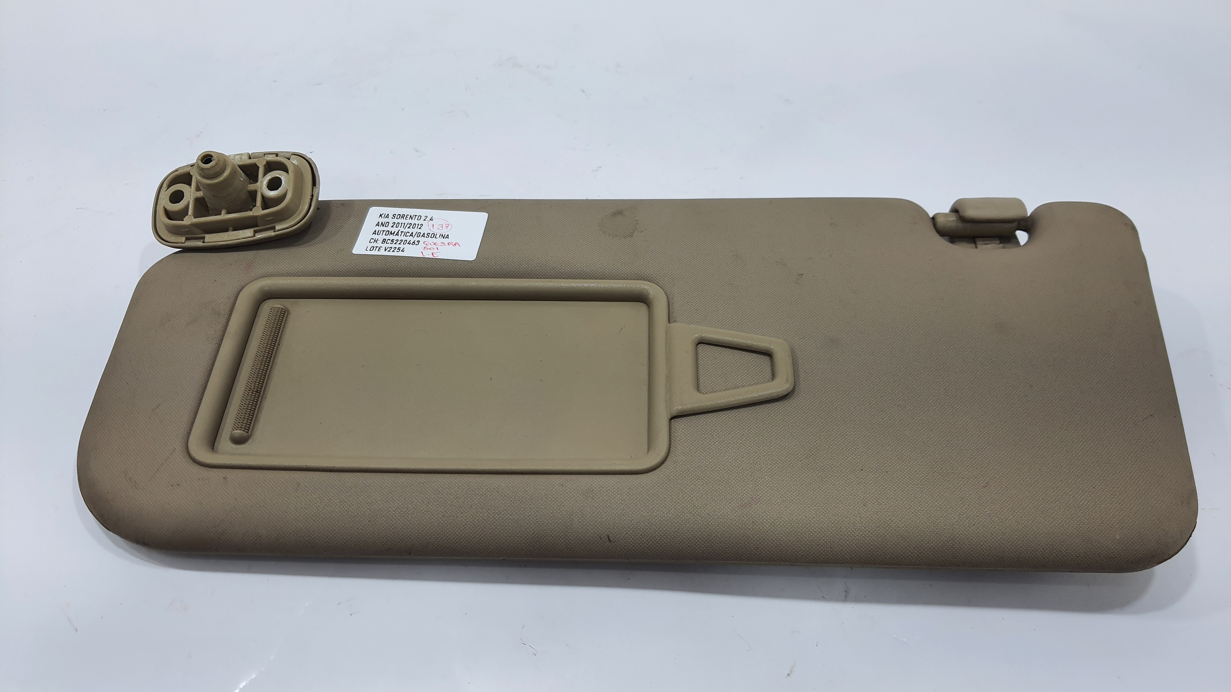 Quebrasol Lado Esquerdo Kia Sorento 2.4 2012 V2254 2