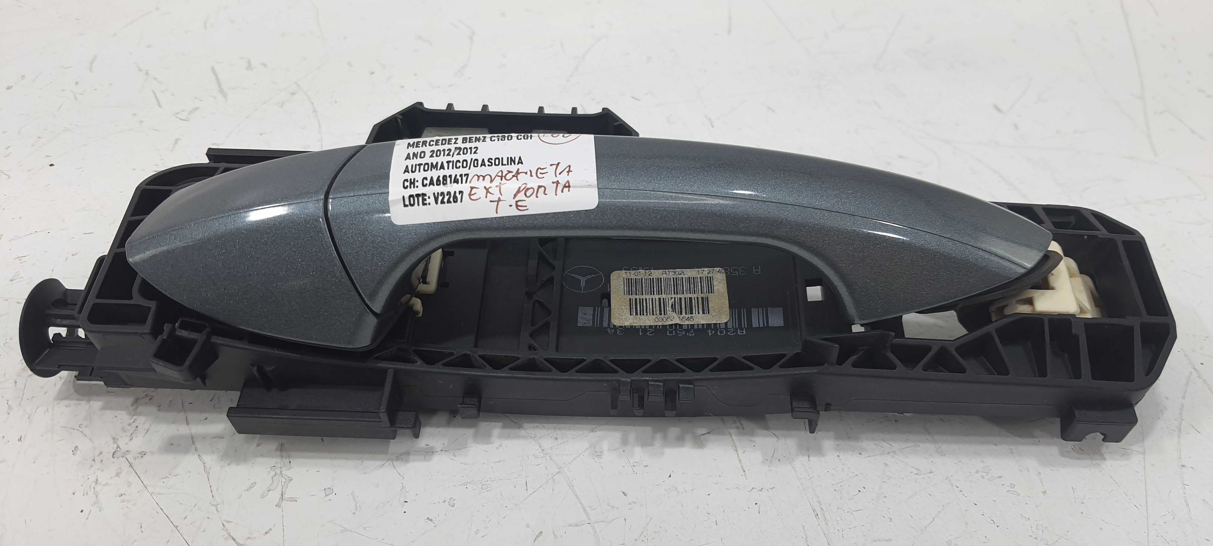 Maçaneta Traseira Esquerda Mercedes-benz C180 2012 V2267 4