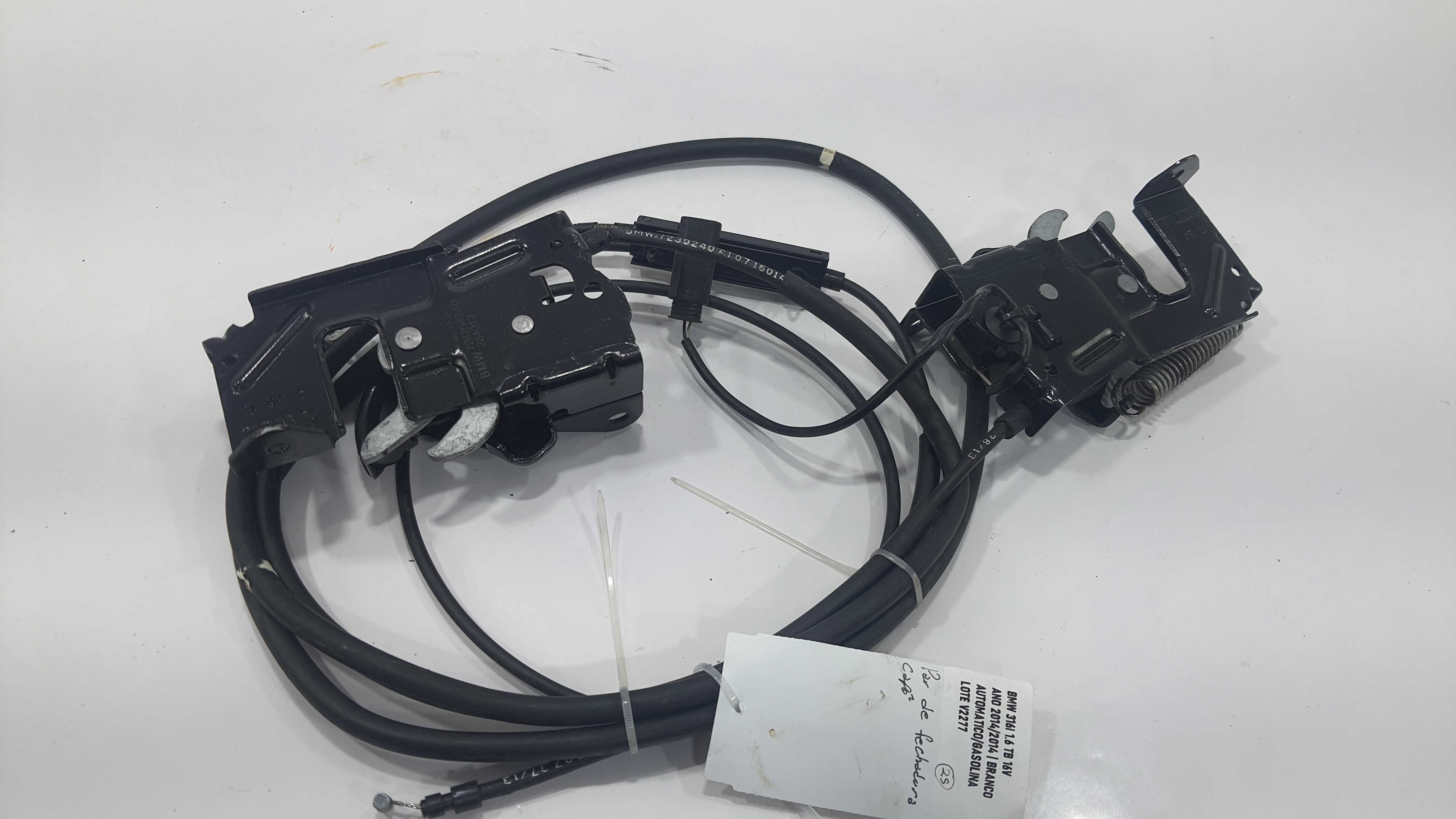 Par De Fechadura Capô Bmw 316i 1.6 Tb V2277 2