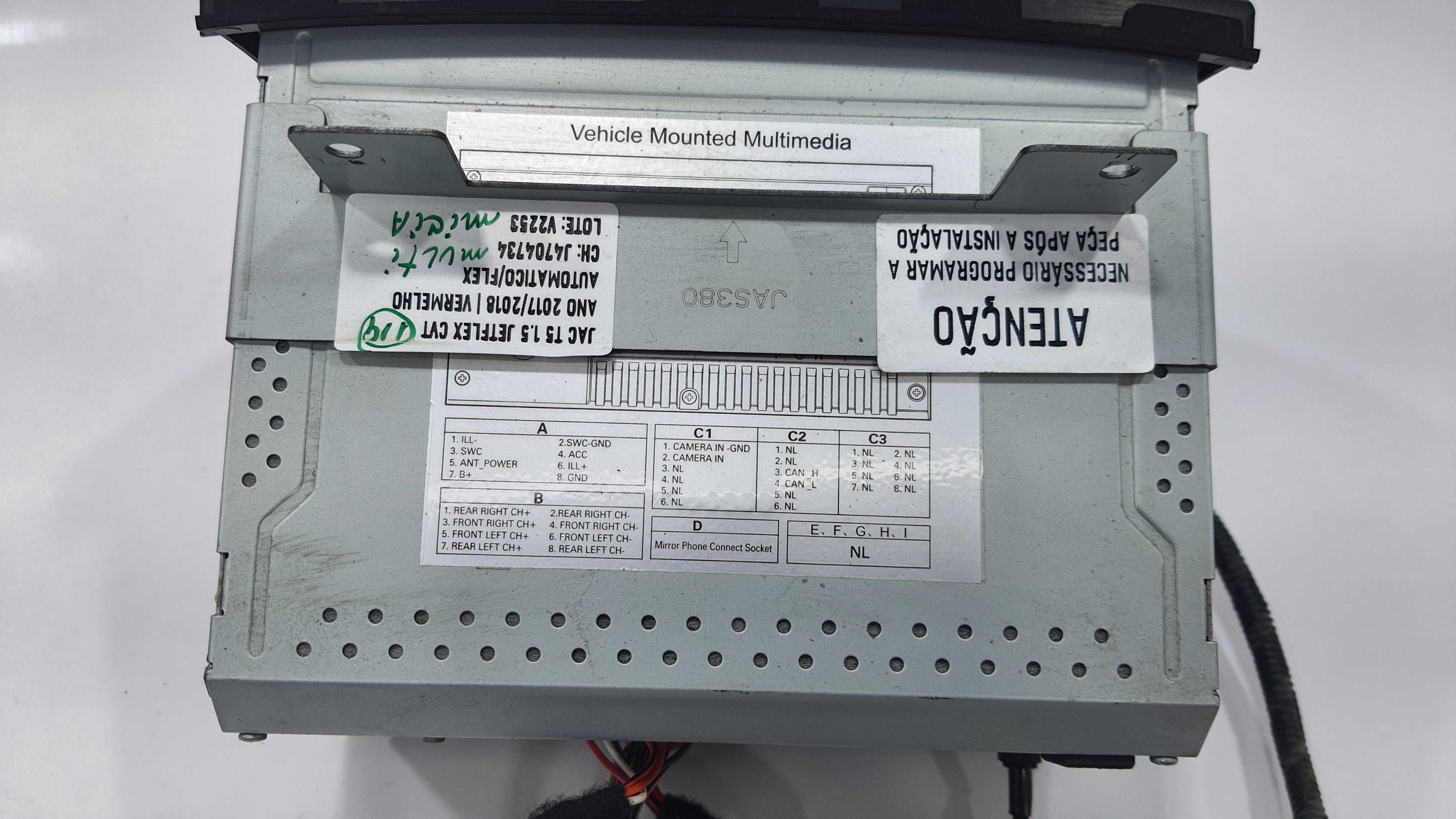 Multimidia jac t5 1.5 2018 v2253 5