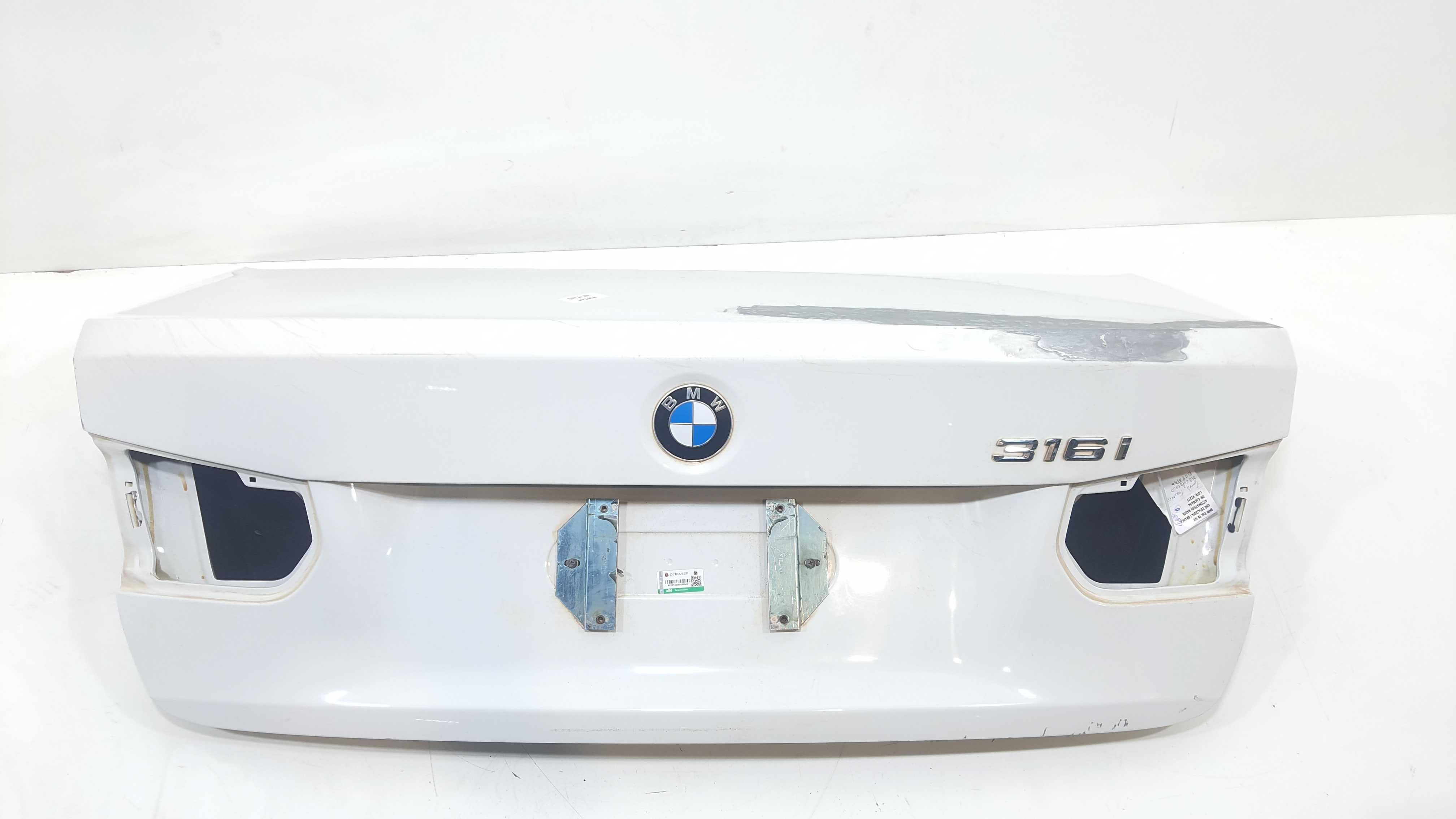 Tampa Traseira Recuperada Bmw 316i 1.6 2014 Tb V2277  Branca 2