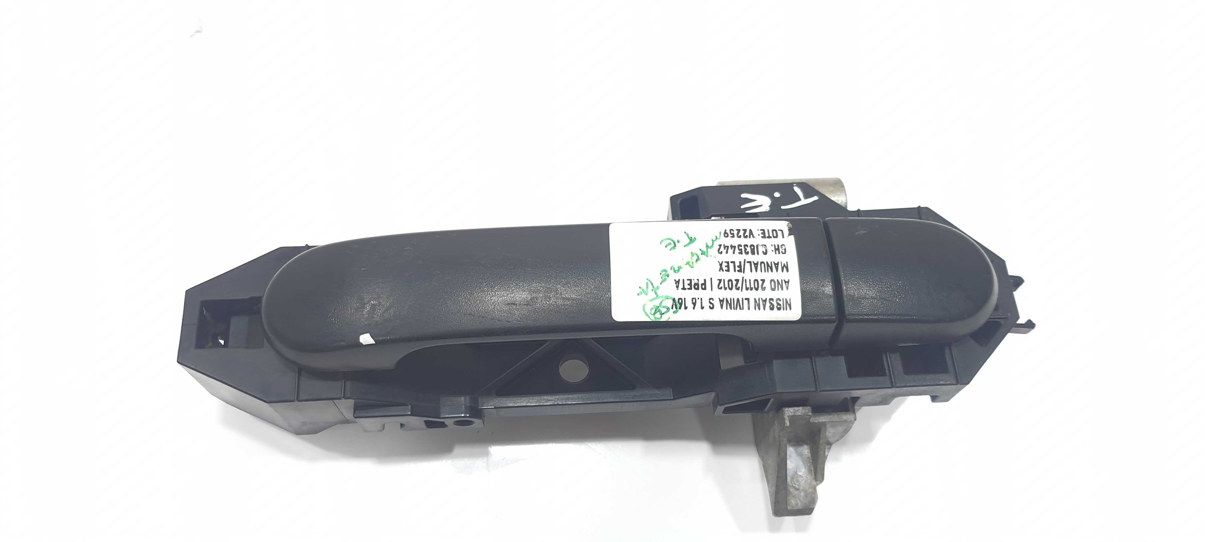 Maçaneta Ext Traseira Esquerda Nissan Livina 2011 1.6 V2259 Preto Traseira 4