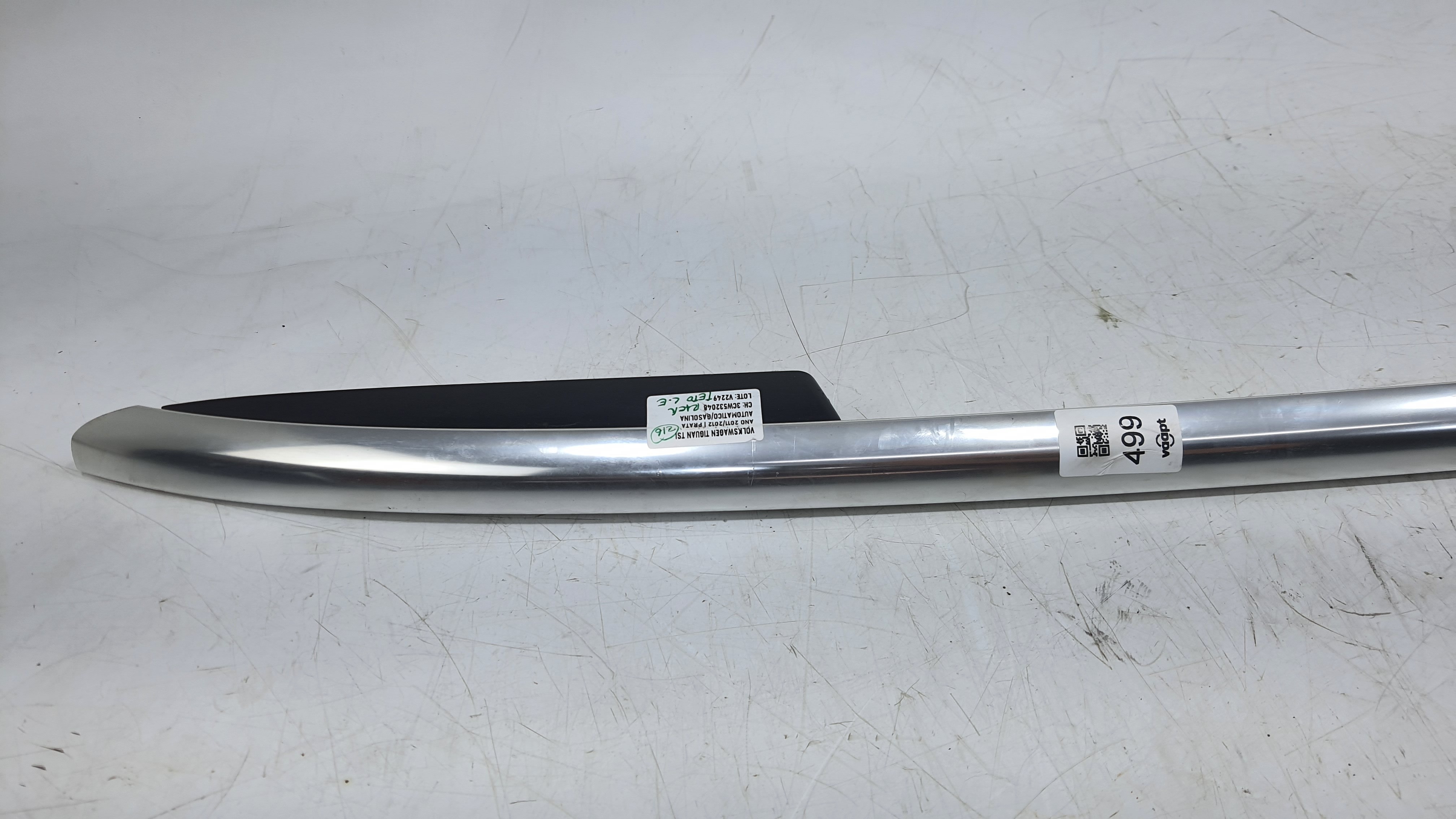 Rack Teto Lado Esquerdo Volkswagen Tiguan 2012 V2249 Prata 5