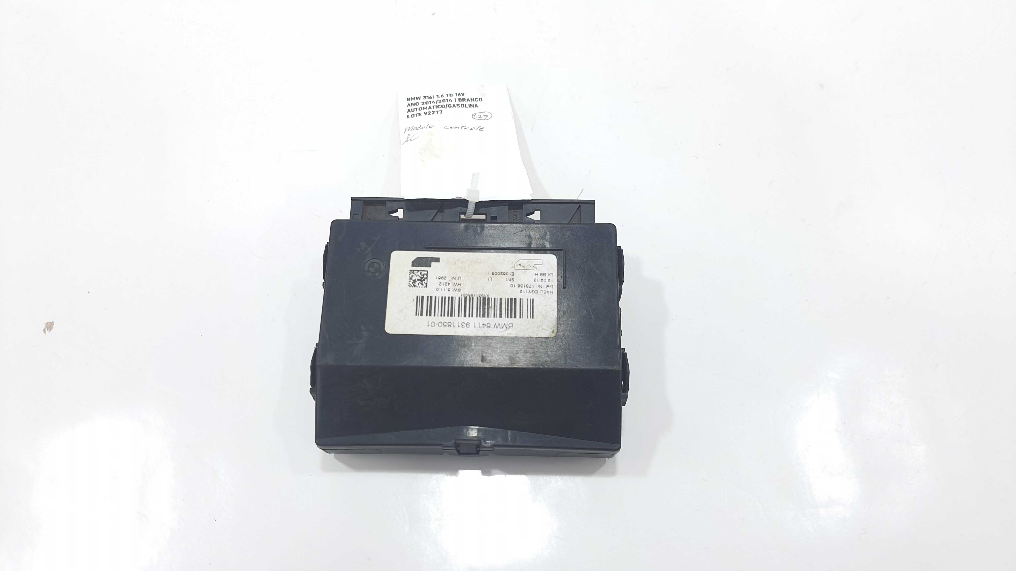 Modulo Controle Bmw 316i 1.6 2014 Tb V2277 3