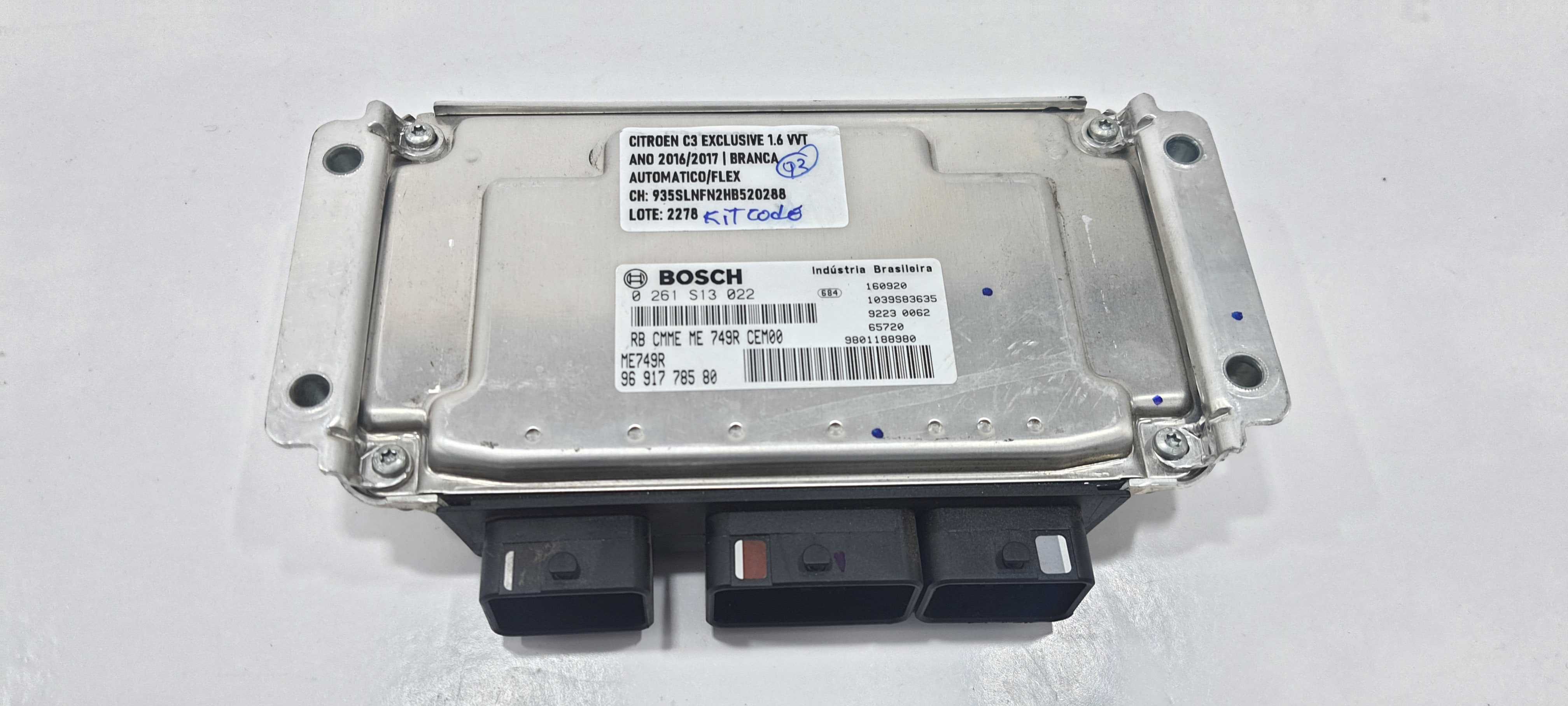 Kit Code Precisa Programar Citroen C3 Exclusive 1.6 17 V2278 7