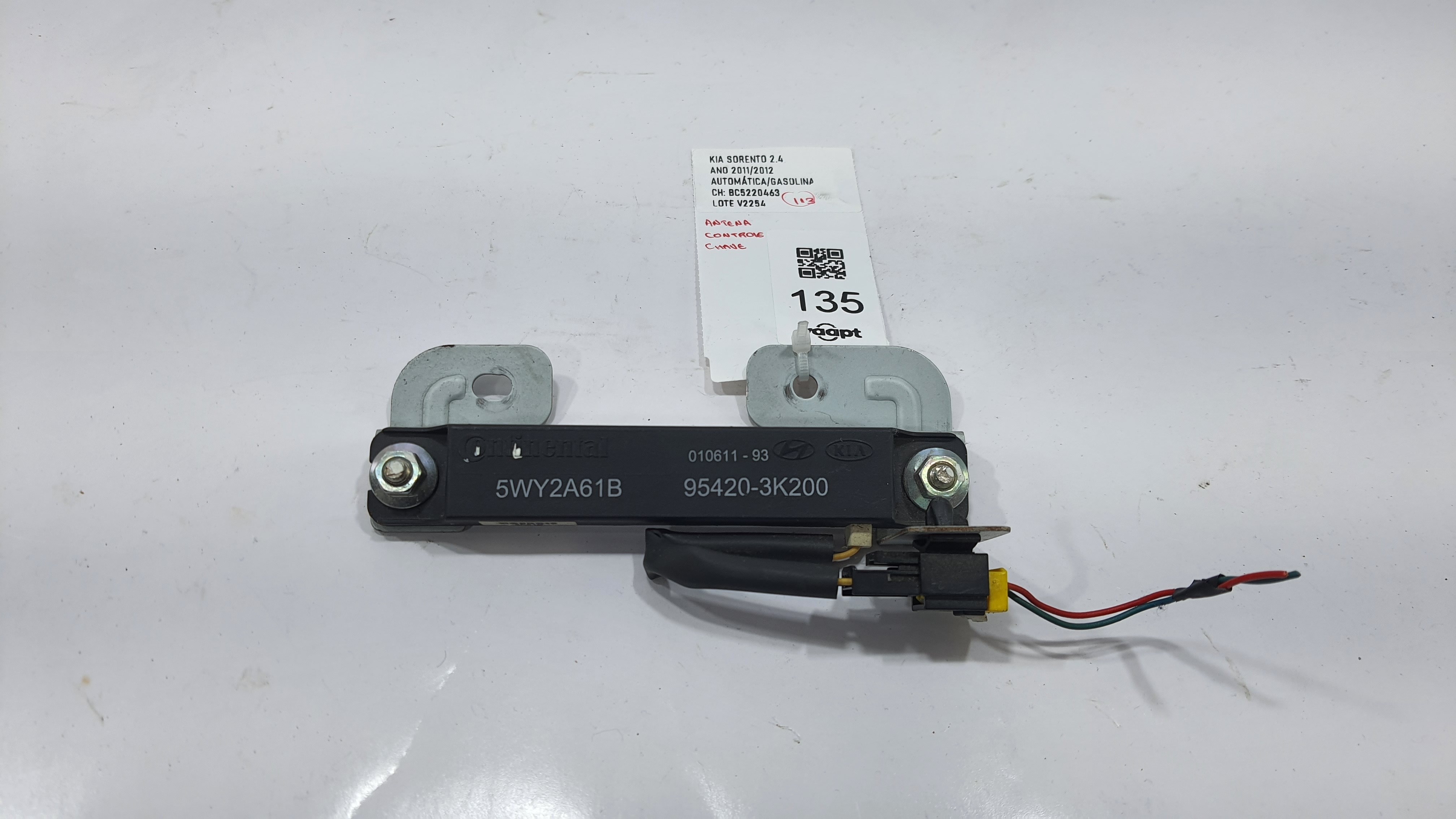 Antena Controle Chave Kia Sorento 2.4 Ano 2012 V2254.. 2