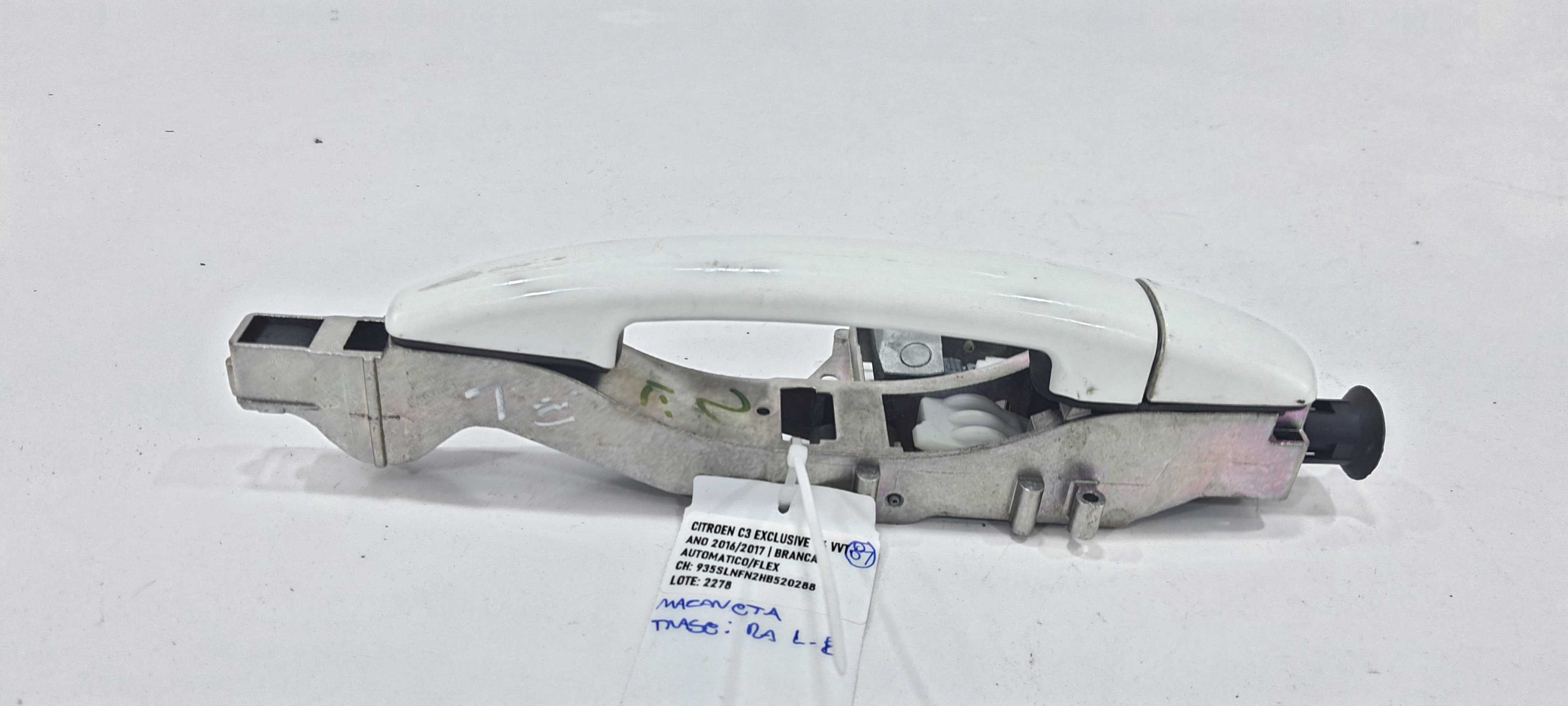 Maçaneta Exter. T.esquerdo Citroen C3 Exclusive 1.6 17 V2278 Branci Dianteira 5