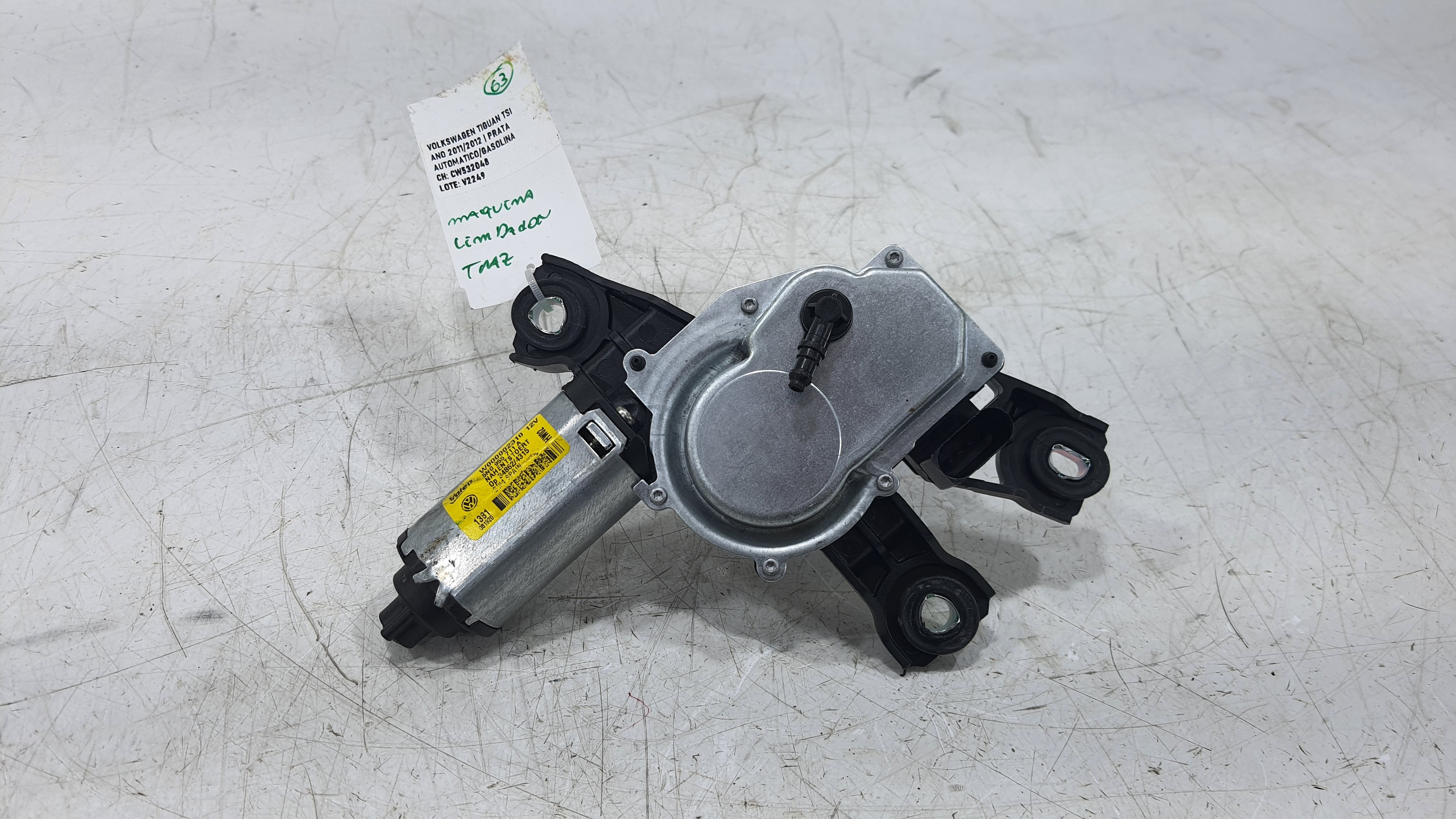 Maquina Limpador Traseiro Volkswagen Tiguan Tsi 2012 V2249 2