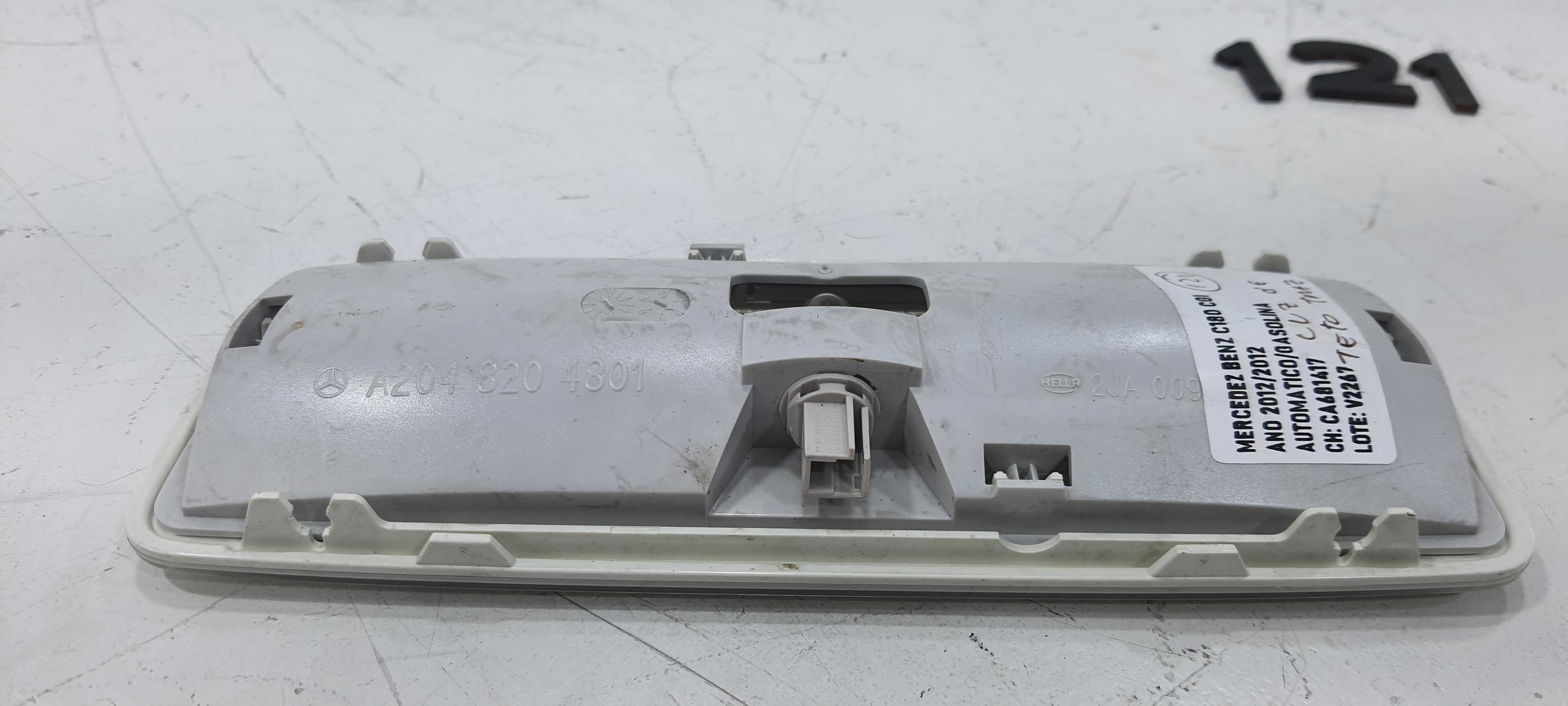 Luz Teto Traseira Mercedes-benz C180 2012 V2267 3