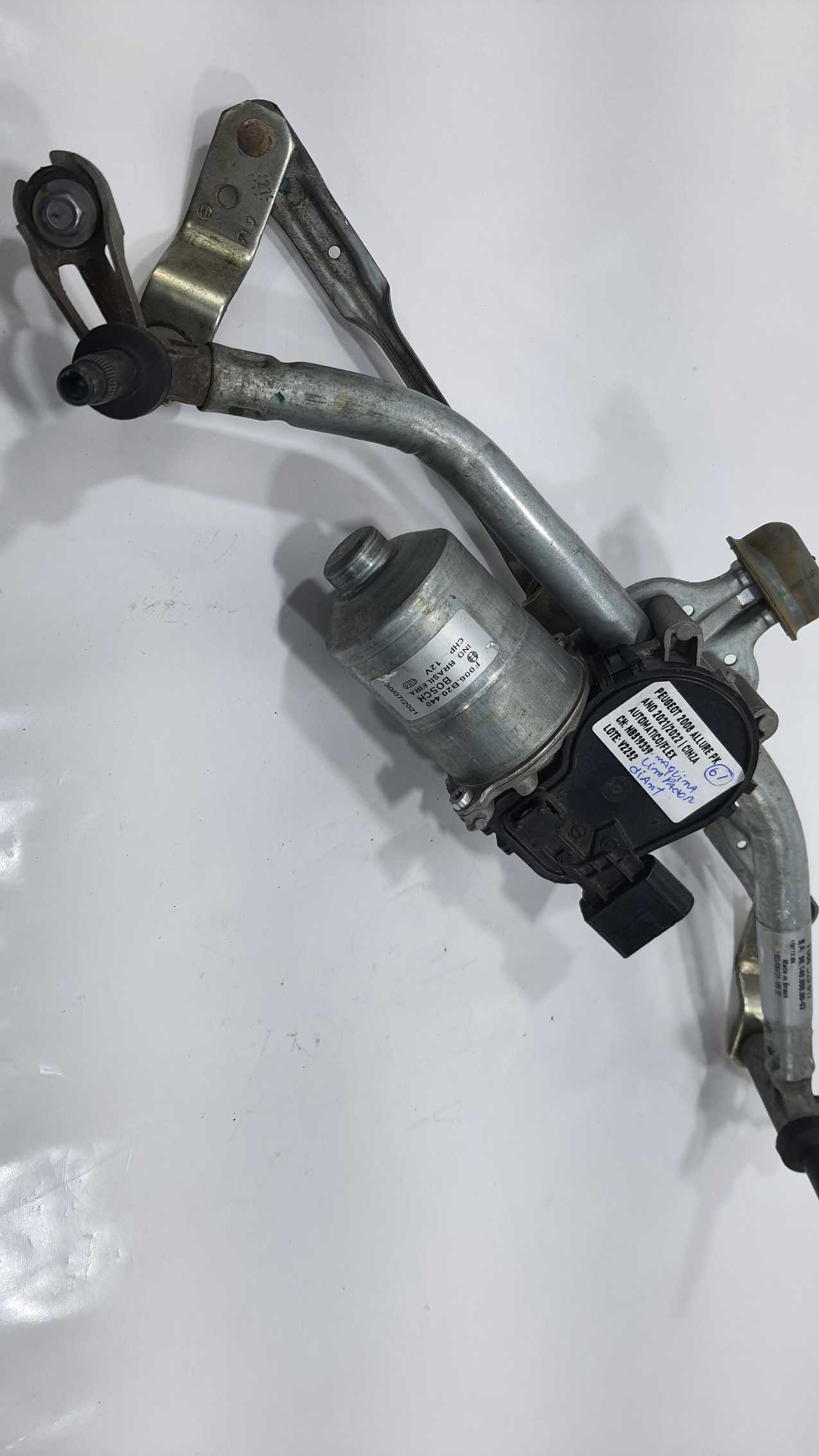 Máquina Limpador Dianteira Peugeot 2008 1.6 16v 2022 V2252 2
