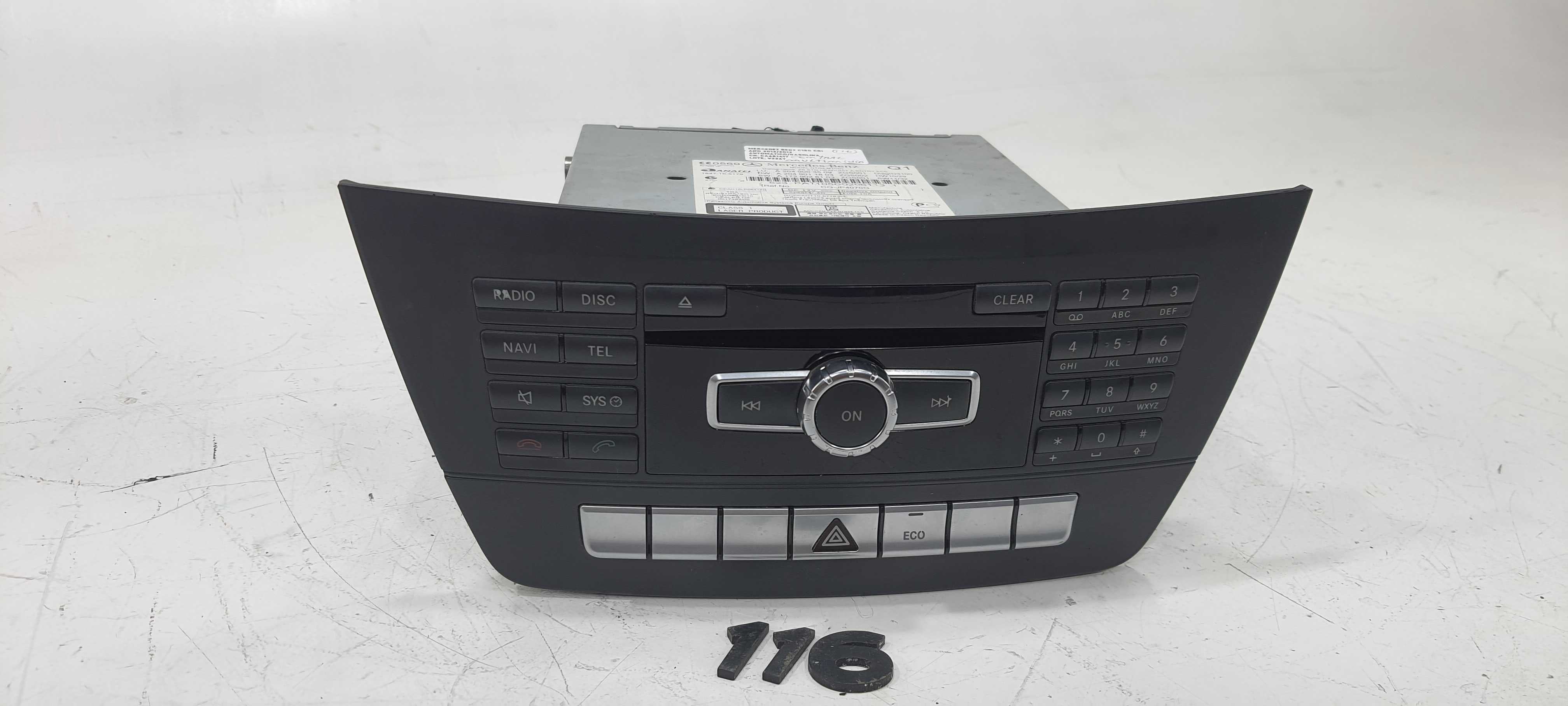 Central Multimidia Mercedes-benz C180 2012 V2267 2